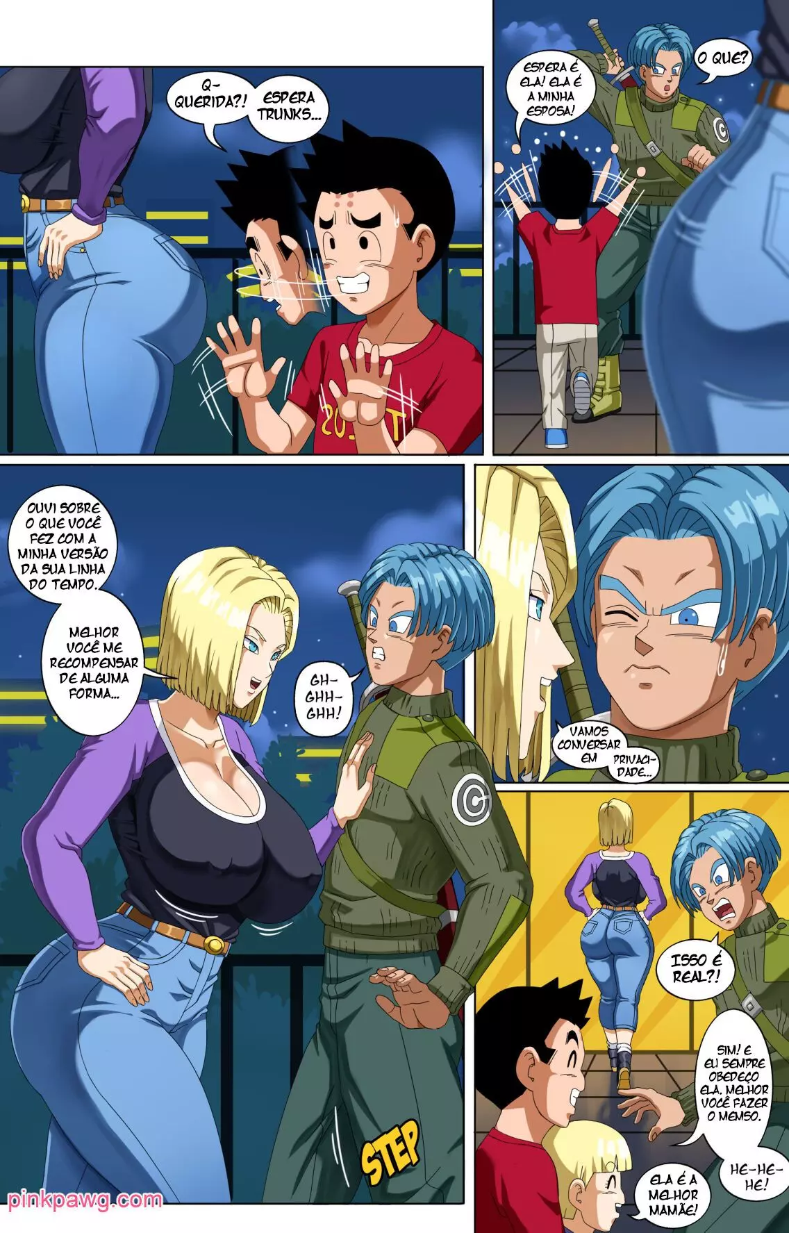 Android 18 And Trunks - Foto 2