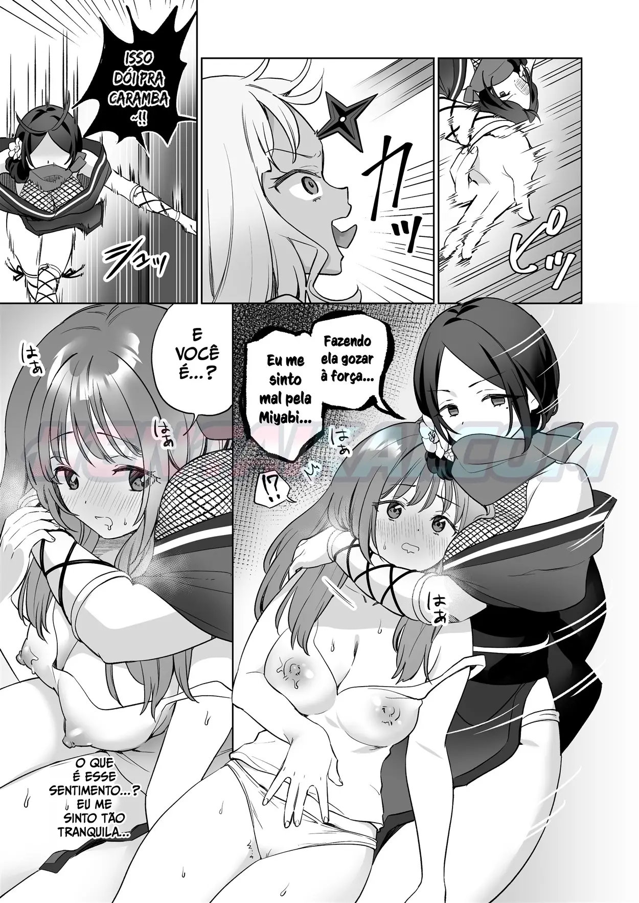 Yuri Kakusei Succubus vs Yuri Kakusei Kunoichi ~Watashi no Karada de Yuri Ecchi Battle suna!~ - Foto 14