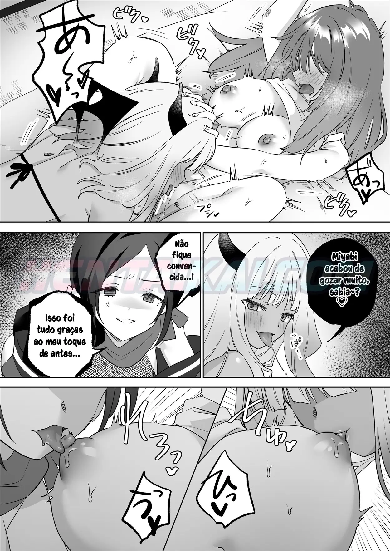 Yuri Kakusei Succubus vs Yuri Kakusei Kunoichi ~Watashi no Karada de Yuri Ecchi Battle suna!~ - Foto 25