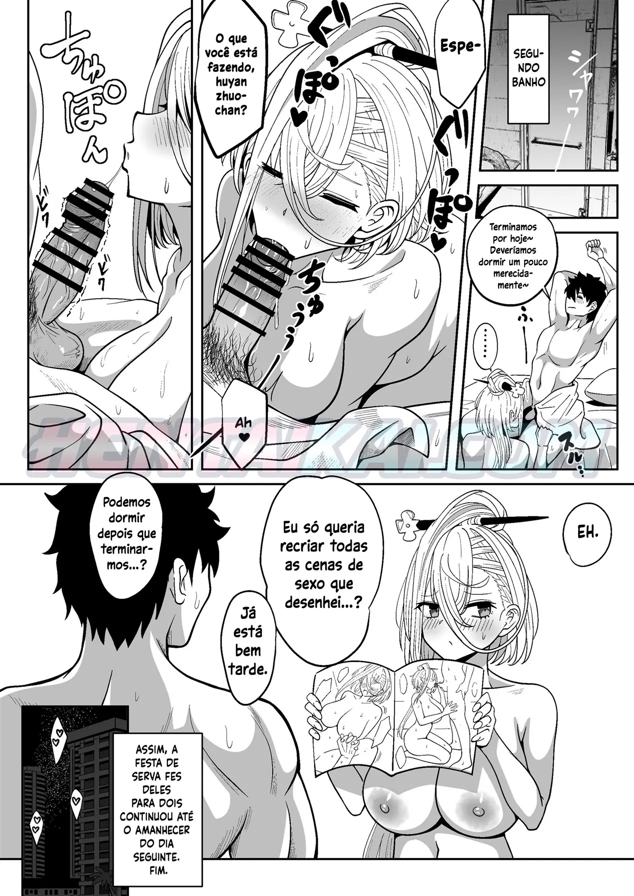 Koenshaku-chan to H na Doujinshi o Tsukuru Hanashi - Foto 36