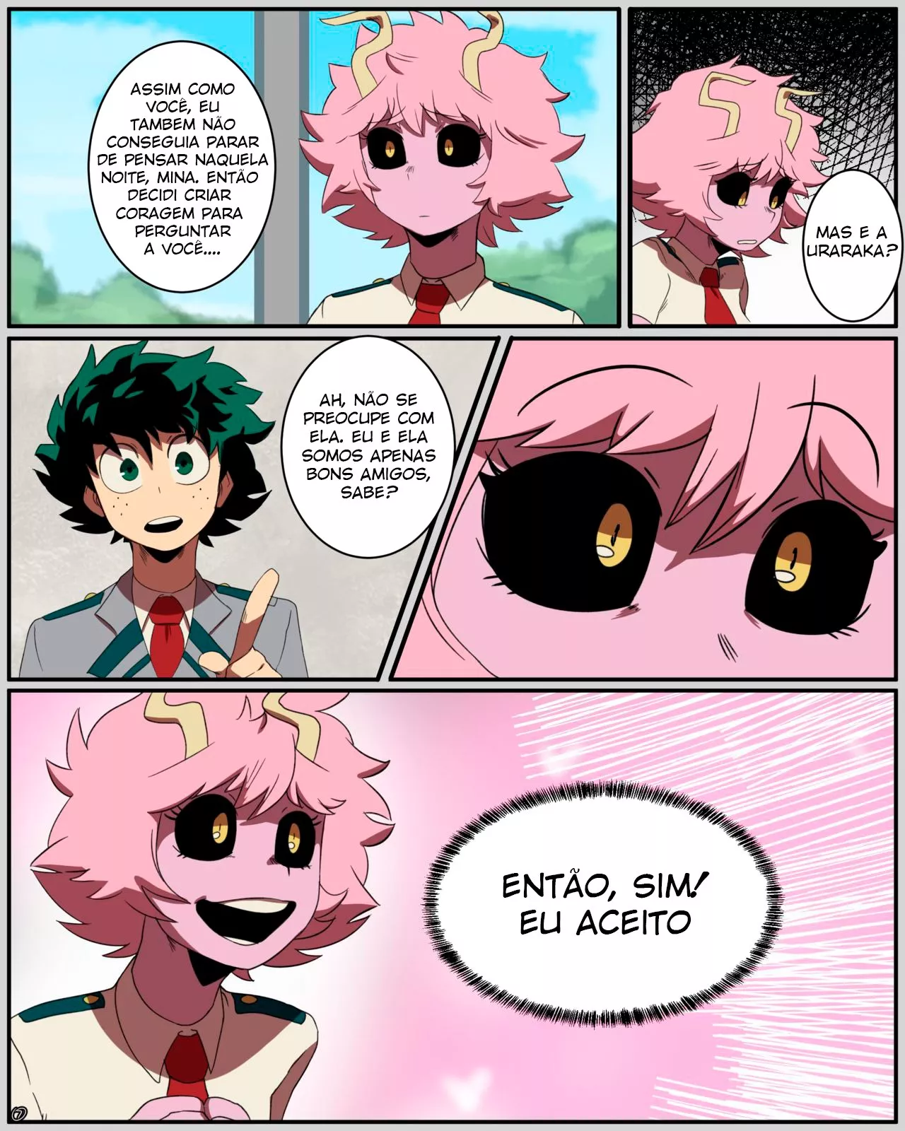 Mina x Izuku Comic