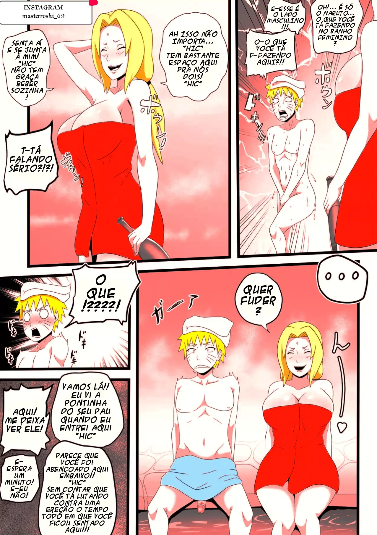 Naruto X Tsunade Hotspring Affair