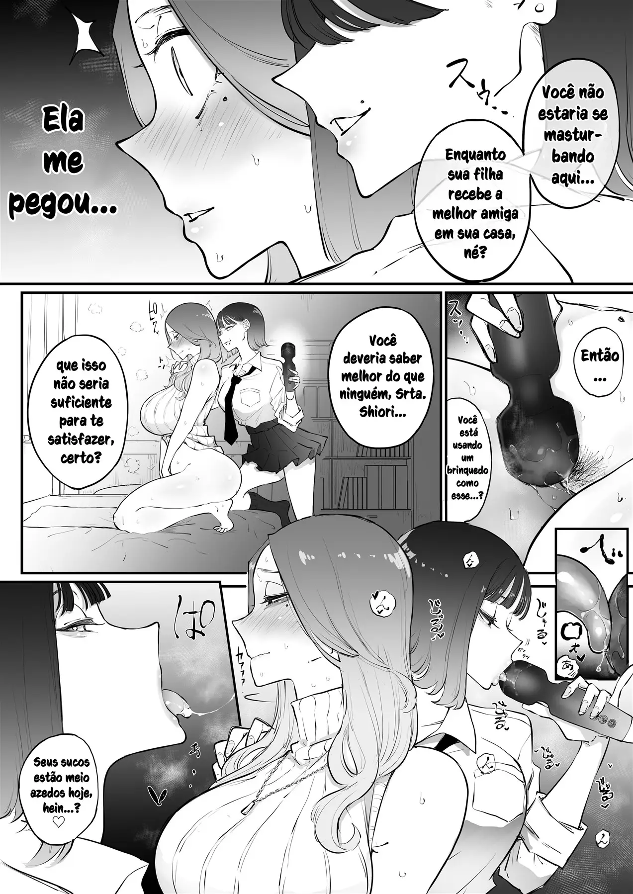 Bijin Tsuma, Ichinose Shiori 37 wa, Musume no Yuujin ni Idakareteiru - Foto 7
