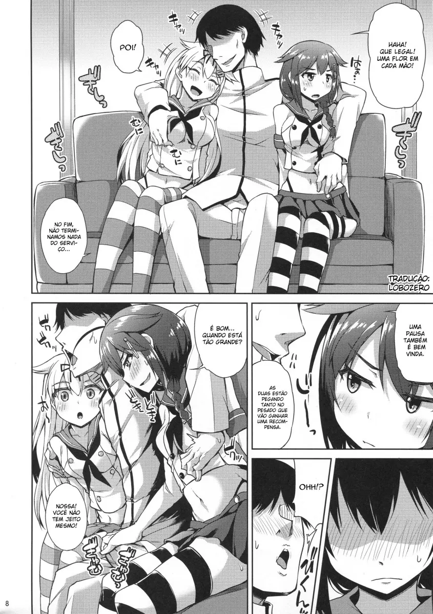 Shimakaze Cos Shita Shigure to Yuudachi to Ichakora Suru - Foto 9
