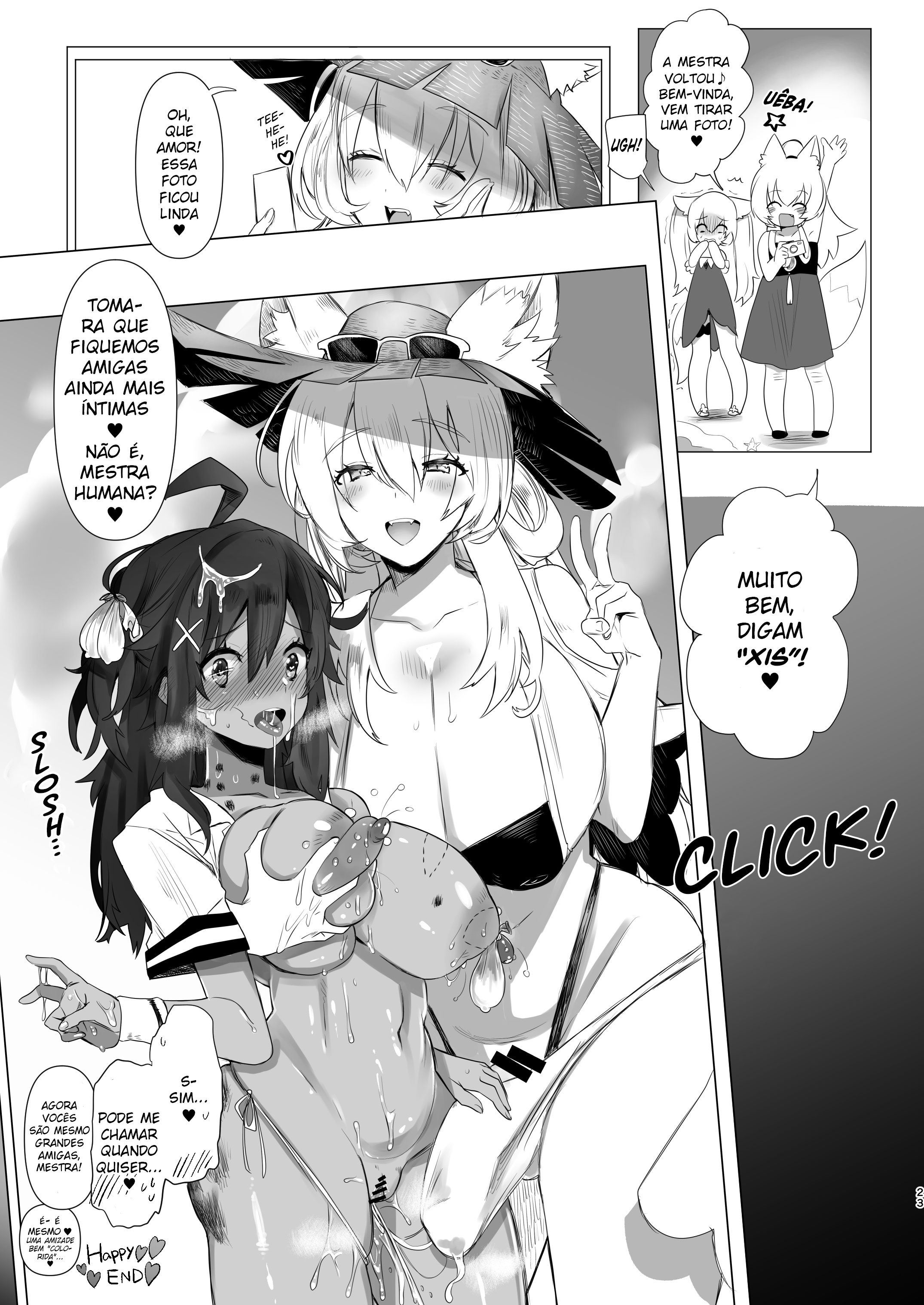 Futanari Kitsune Musume ni Goyoushin - Foto 23