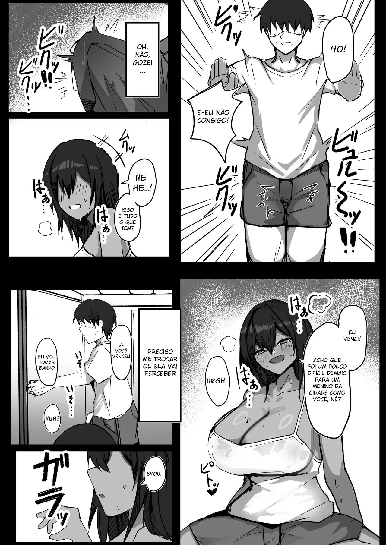Mukashi Otoko dato Omotteta Kasshoku Bakunyuu Osananajimi to H Suru Hon Zenpen - Foto 11