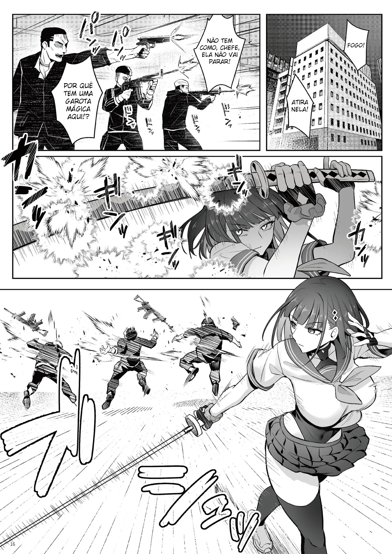 Moto Mahou Shoujo no Shigoto Hanashi Ao Zenjitsutan - Foto 14