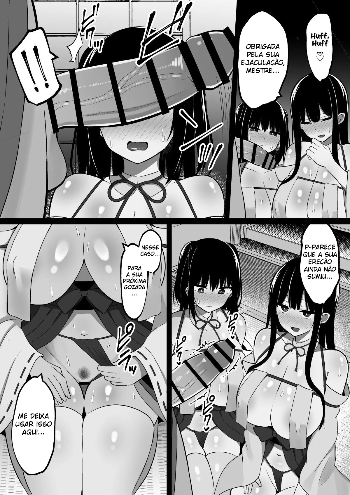 Inshin no Miko ~ Mura no Okute de Bokki Chinpo ni Sakaraenai Deka Chichi Miko Shimai to Jinja ni Tojikomerare… Bokki Shimakuri Tanezuke Shimakuri no Mikkakan - Foto 15