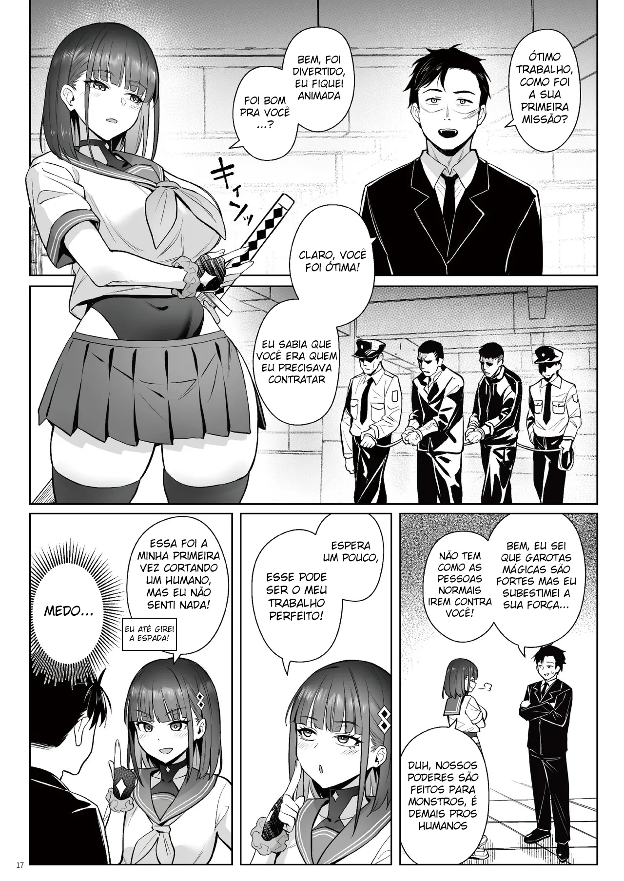 Moto Mahou Shoujo no Shigoto Hanashi Ao Zenjitsutan - Foto 15
