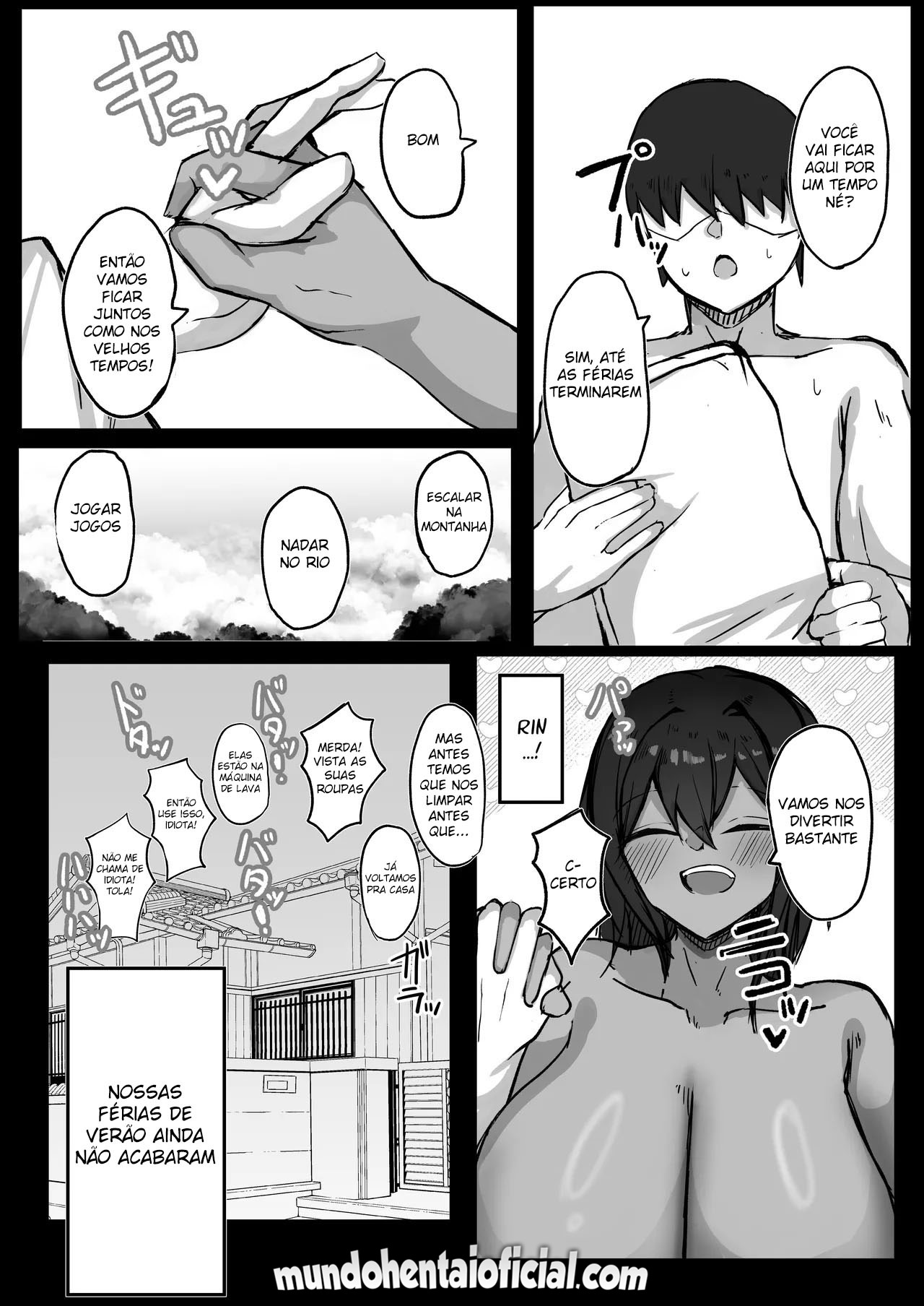 Mukashi Otoko dato Omotteta Kasshoku Bakunyuu Osananajimi to H Suru Hon Zenpen - Foto 38