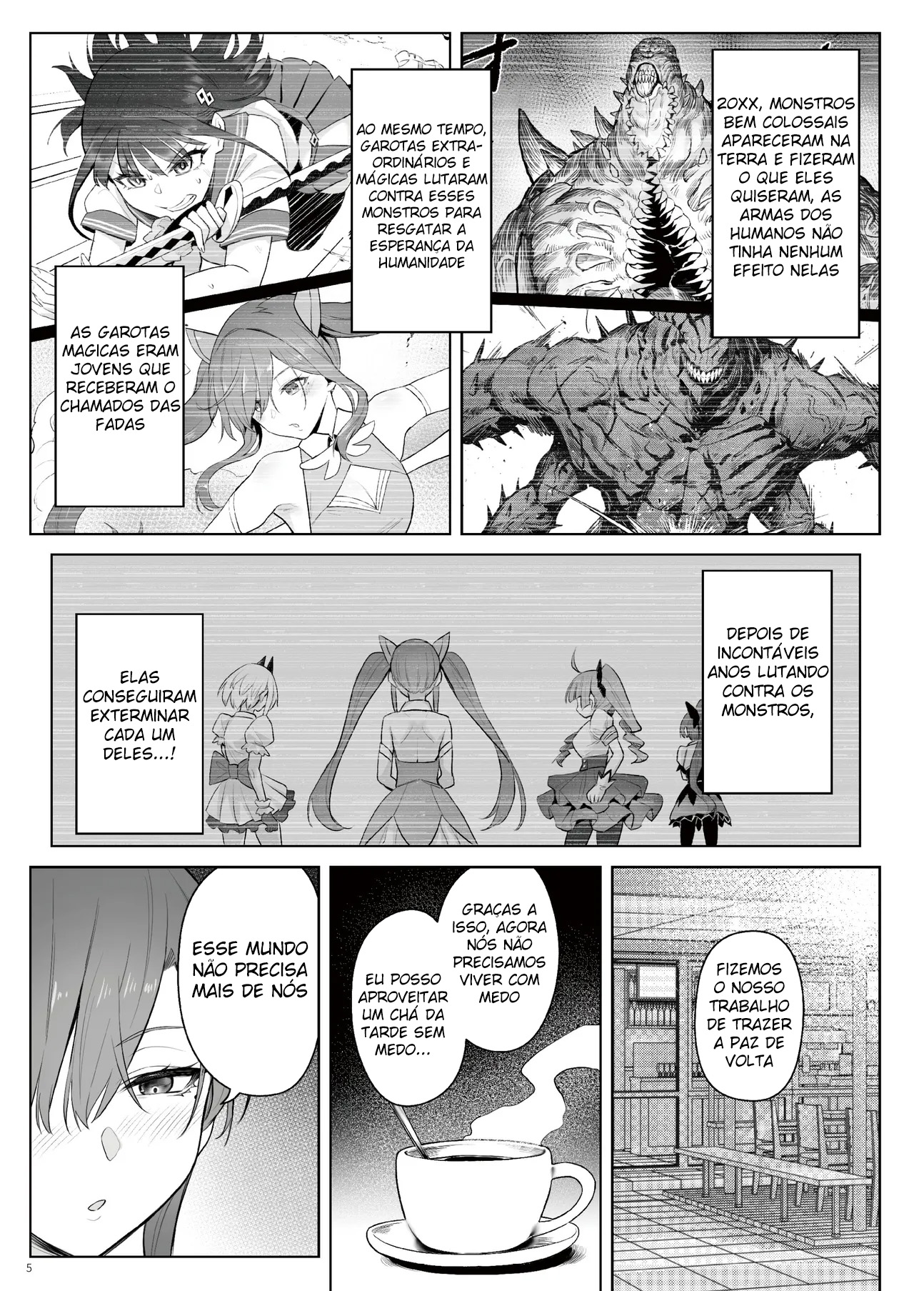 Moto Mahou Shoujo no Shigoto Hanashi Ao Zenjitsutan - Foto 3