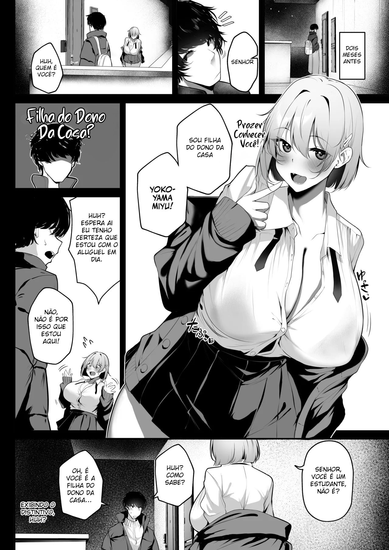 Ooya no Musume no Kyonyuu Gal ni Benkyou Oshietara Ecchi Shite Kureta Hanashi - Foto 3