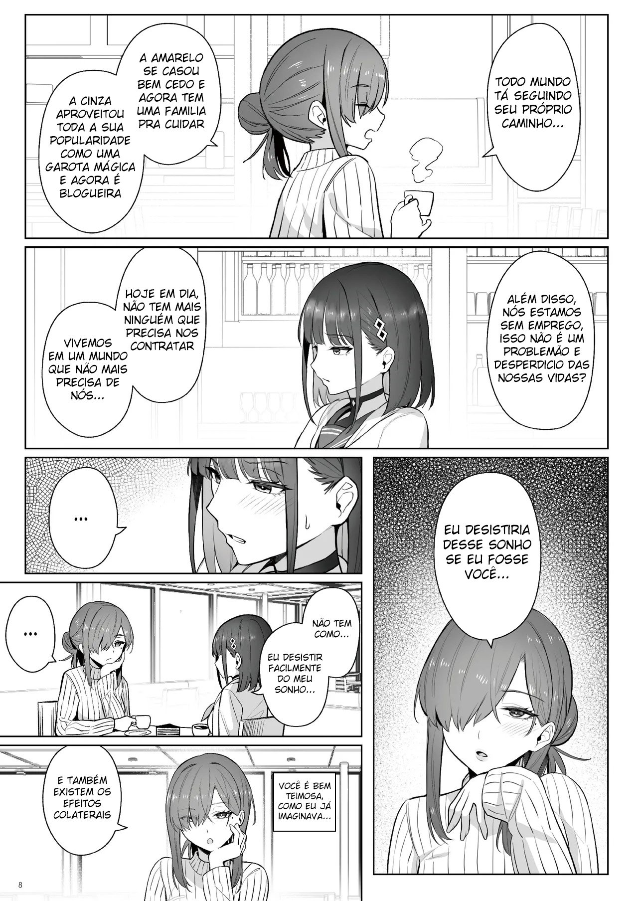 Moto Mahou Shoujo no Shigoto Hanashi Ao Zenjitsutan - Foto 6