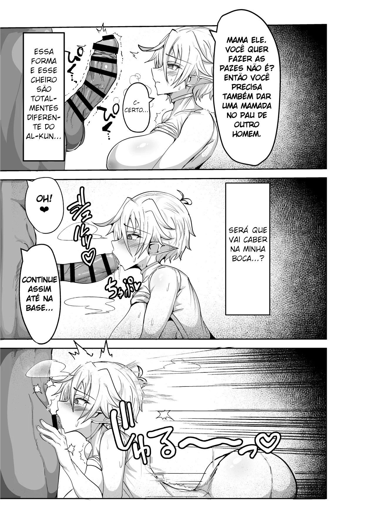 Dekapai Elf ga Ayatsurarete NTR Koubi Sareru Hon - Foto 12
