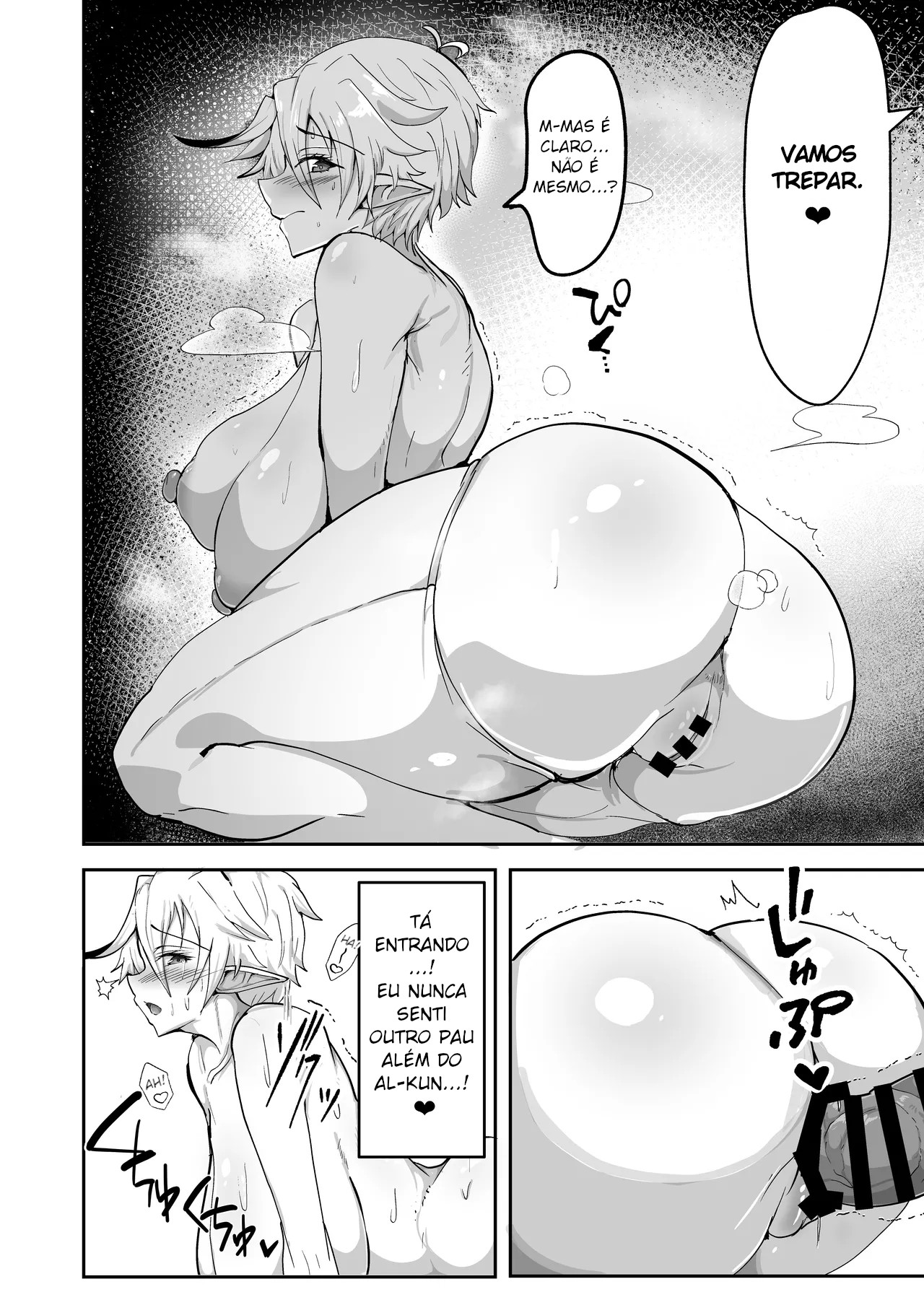 Dekapai Elf ga Ayatsurarete NTR Koubi Sareru Hon - Foto 15