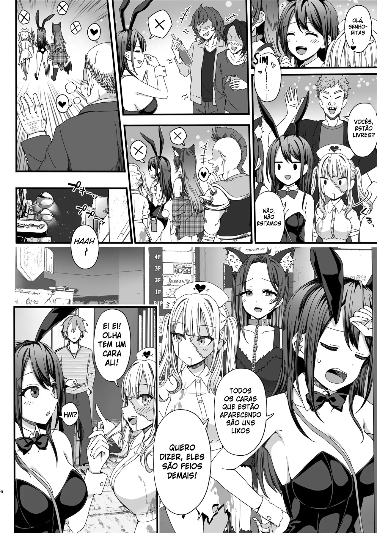 Halloween de Ukareta Gal-tachi ni Saimin Seisai o!! - Foto 6