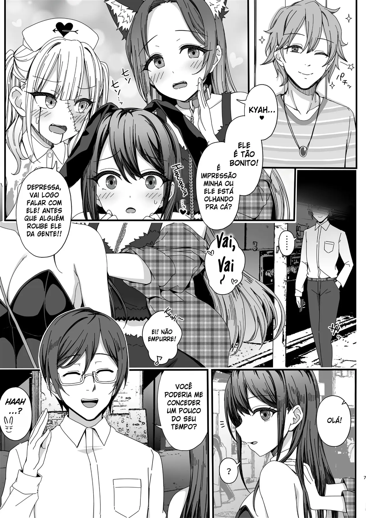 Halloween de Ukareta Gal-tachi ni Saimin Seisai o!! - Foto 7