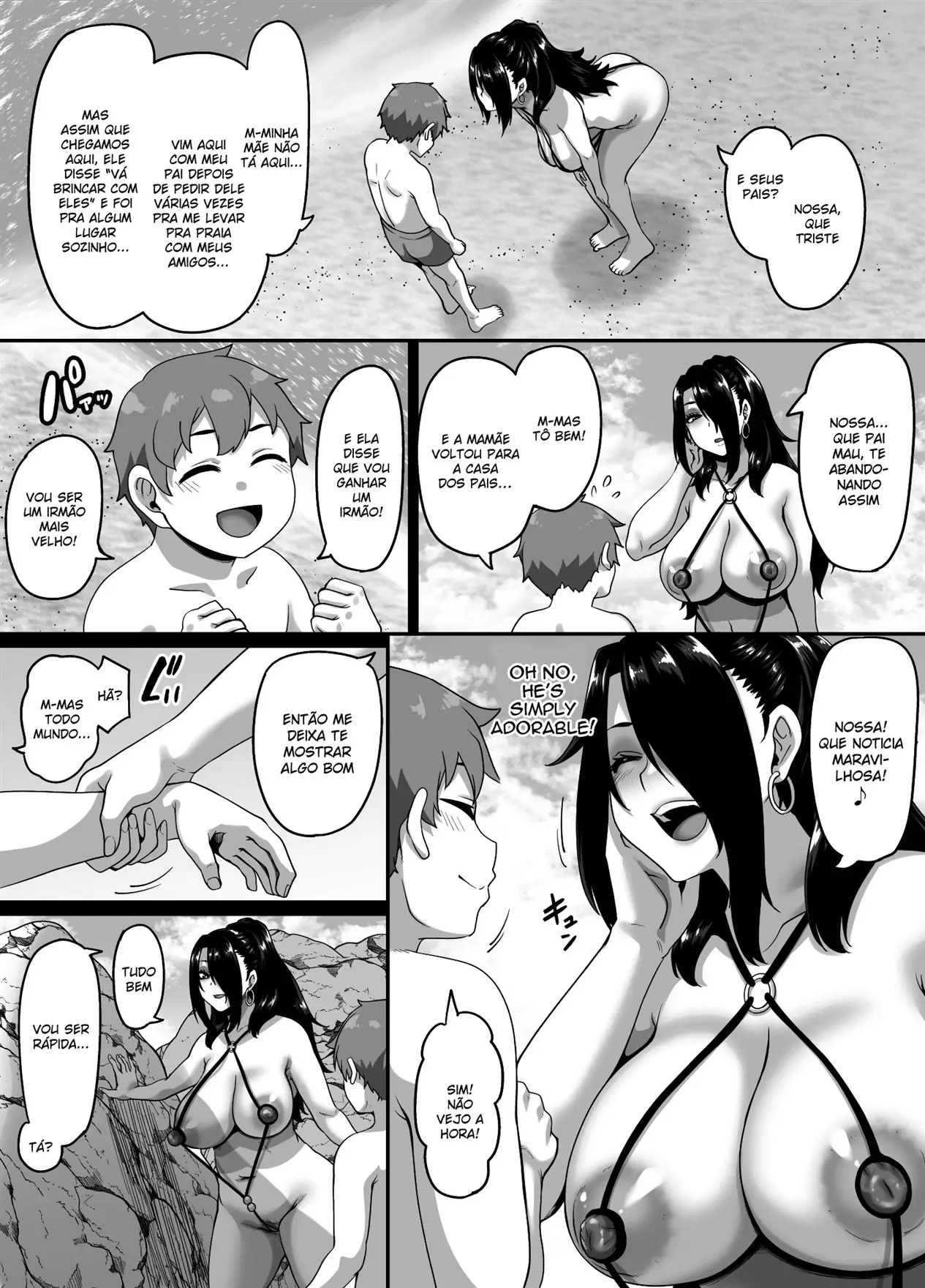 Kazoku Ryokou wa Yarimoku Beach de Sex Zanmai 3 - Foto 9