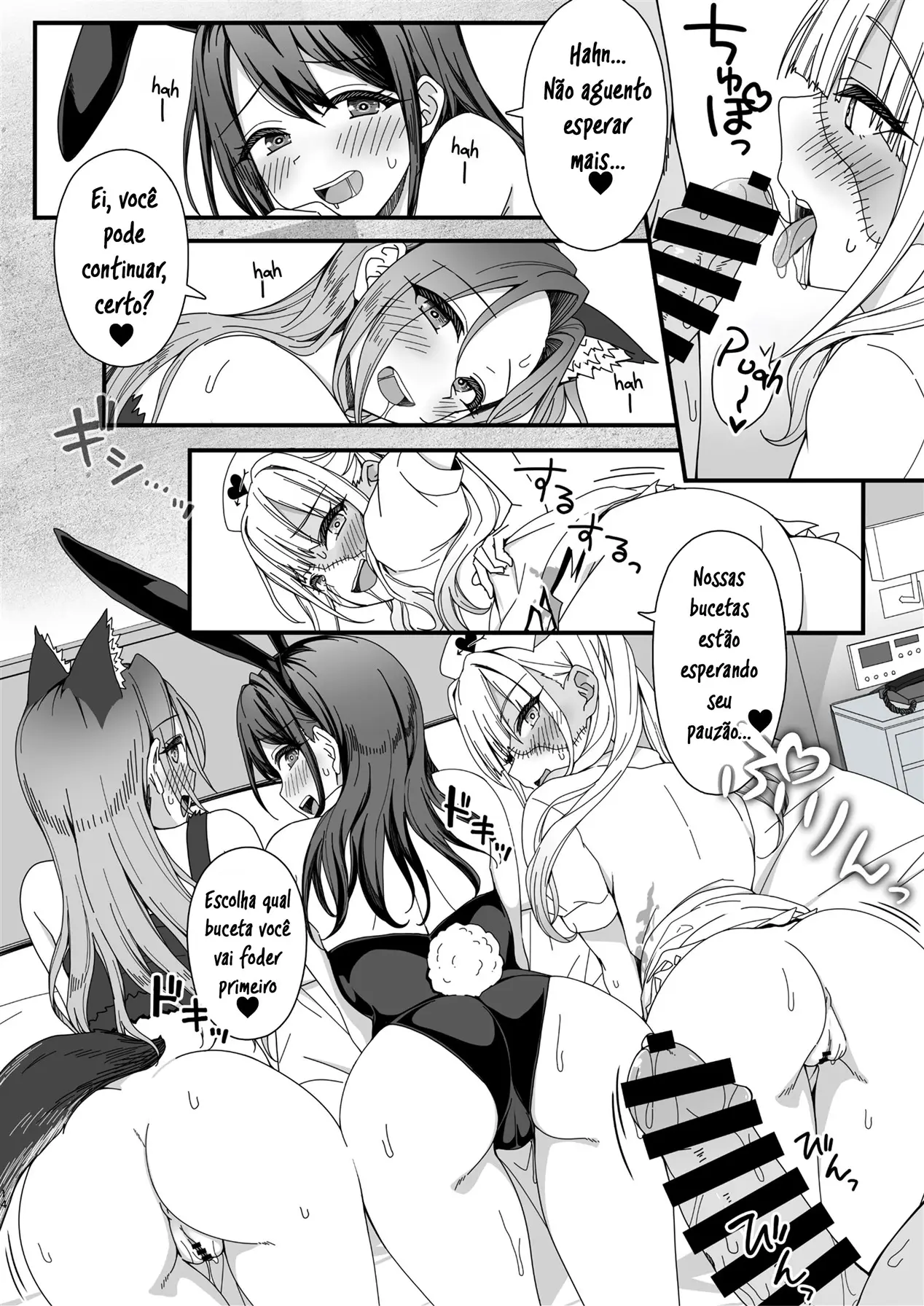 Halloween de Ukareta Gal-tachi ni Saimin Seisai o!! - Foto 14