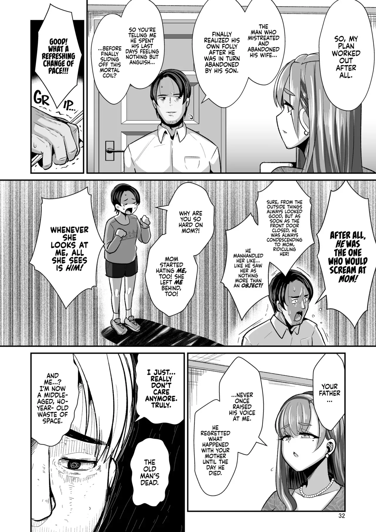 Yurufuwa Kyonyuu no Toshishita Mama to Aisaretakatta Oji-san no Ore - Foto 34