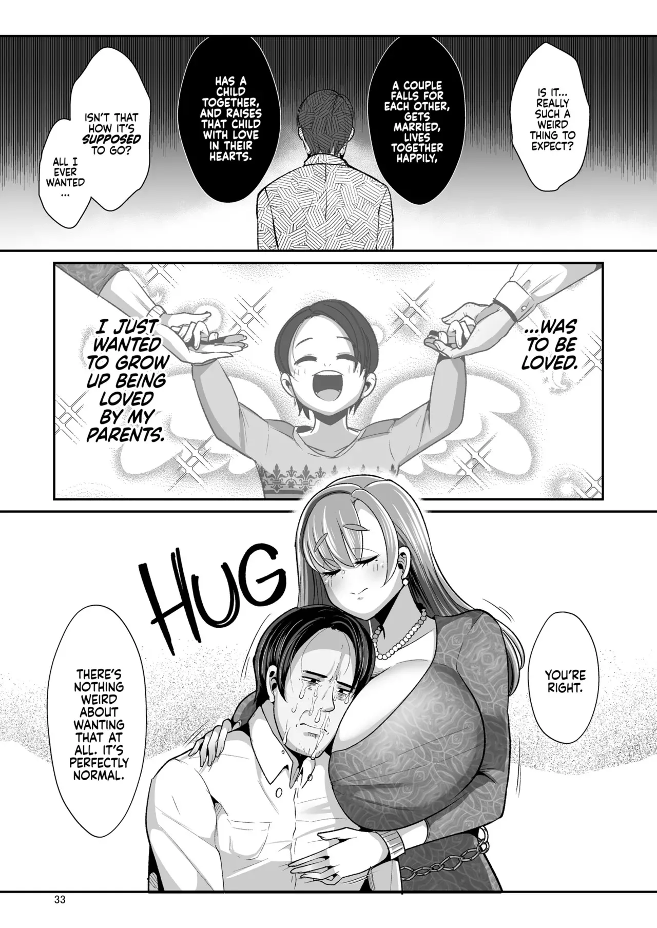 Yurufuwa Kyonyuu no Toshishita Mama to Aisaretakatta Oji-san no Ore - Foto 35