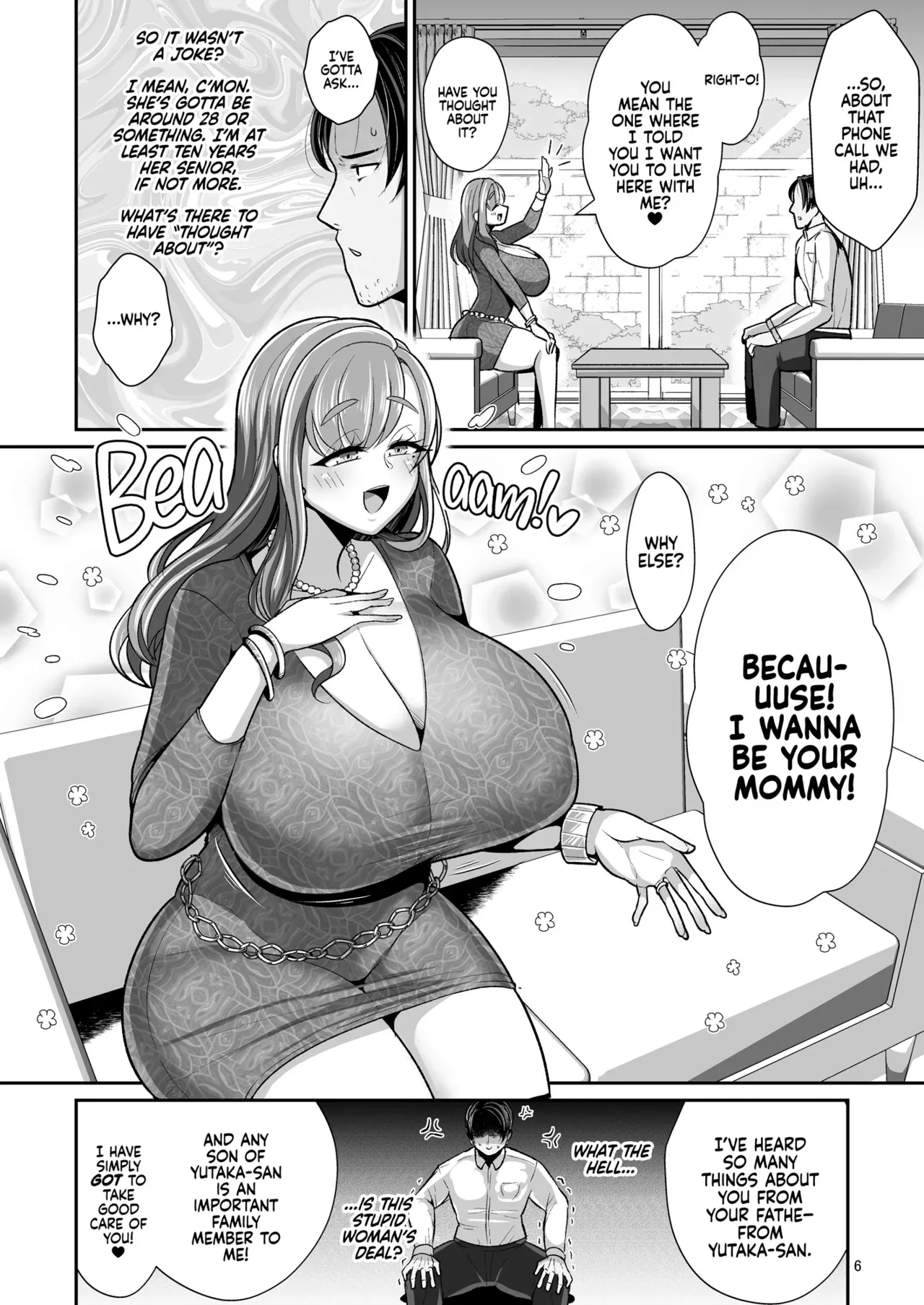Yurufuwa Kyonyuu no Toshishita Mama to Aisaretakatta Oji-san no Ore - Foto 8