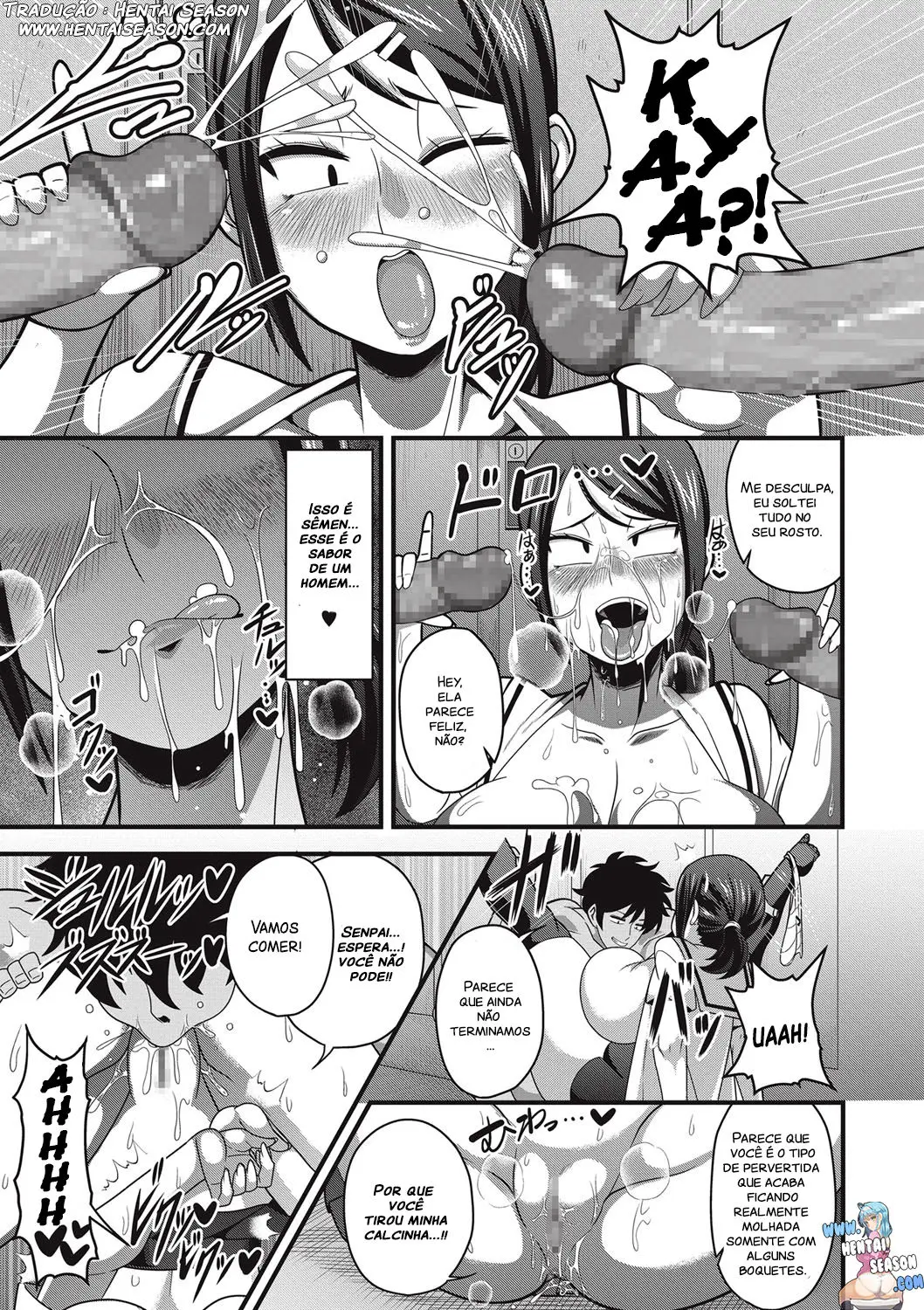 Sanpakugan no Metsuki Warui Bakunyuu Oppai Musume ga Mushimushi no Bushitsu de Muremure Sex - Foto 5