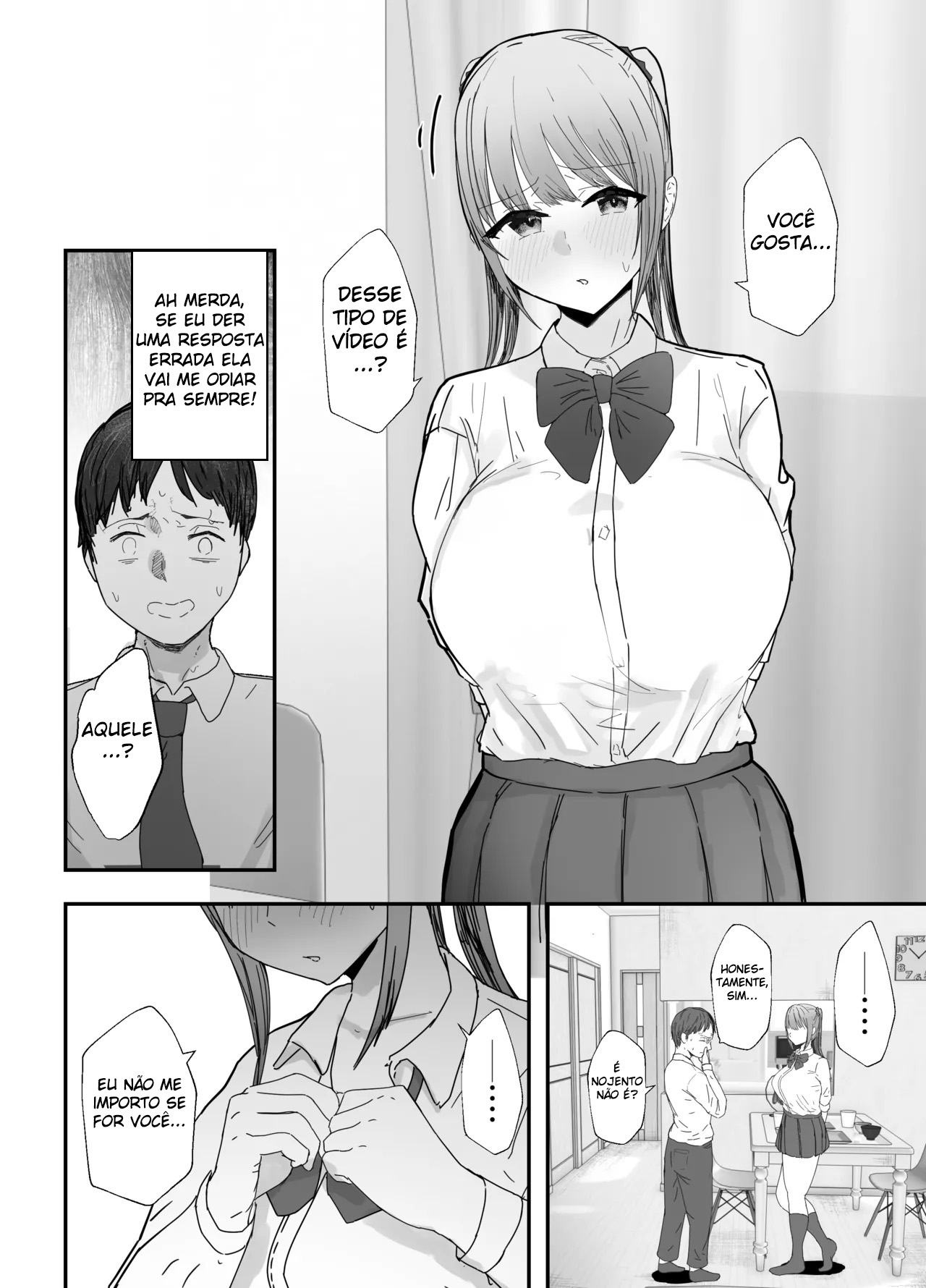 Doukyo Shiteru Bakunyuu Meikko JK wa Amayaka Sex de Shachiku Ryman o Mei Ippai Iyashite Kureru - Foto 13