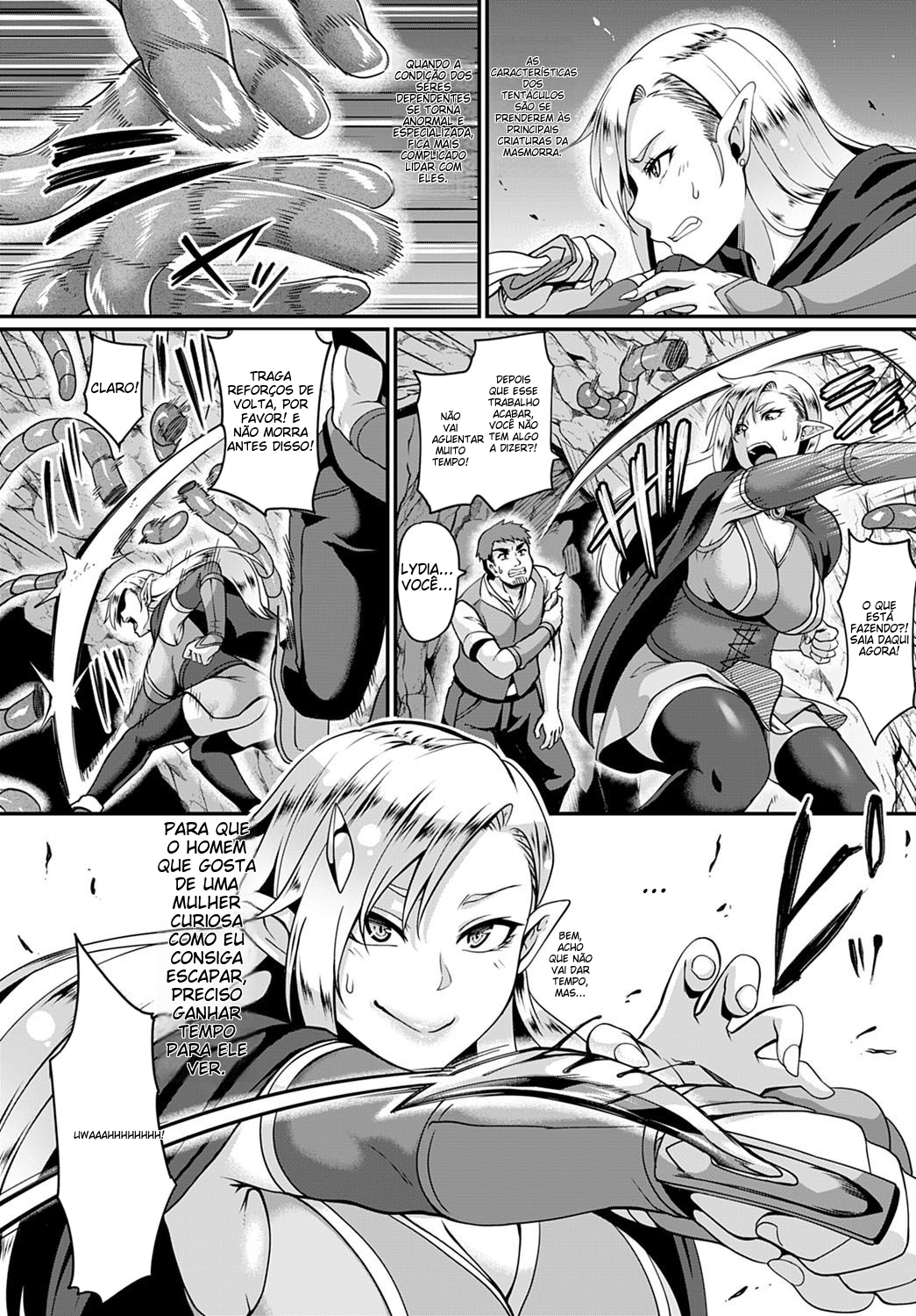 Elf no Ai wa Shokushu ni Ochite - Foto 3