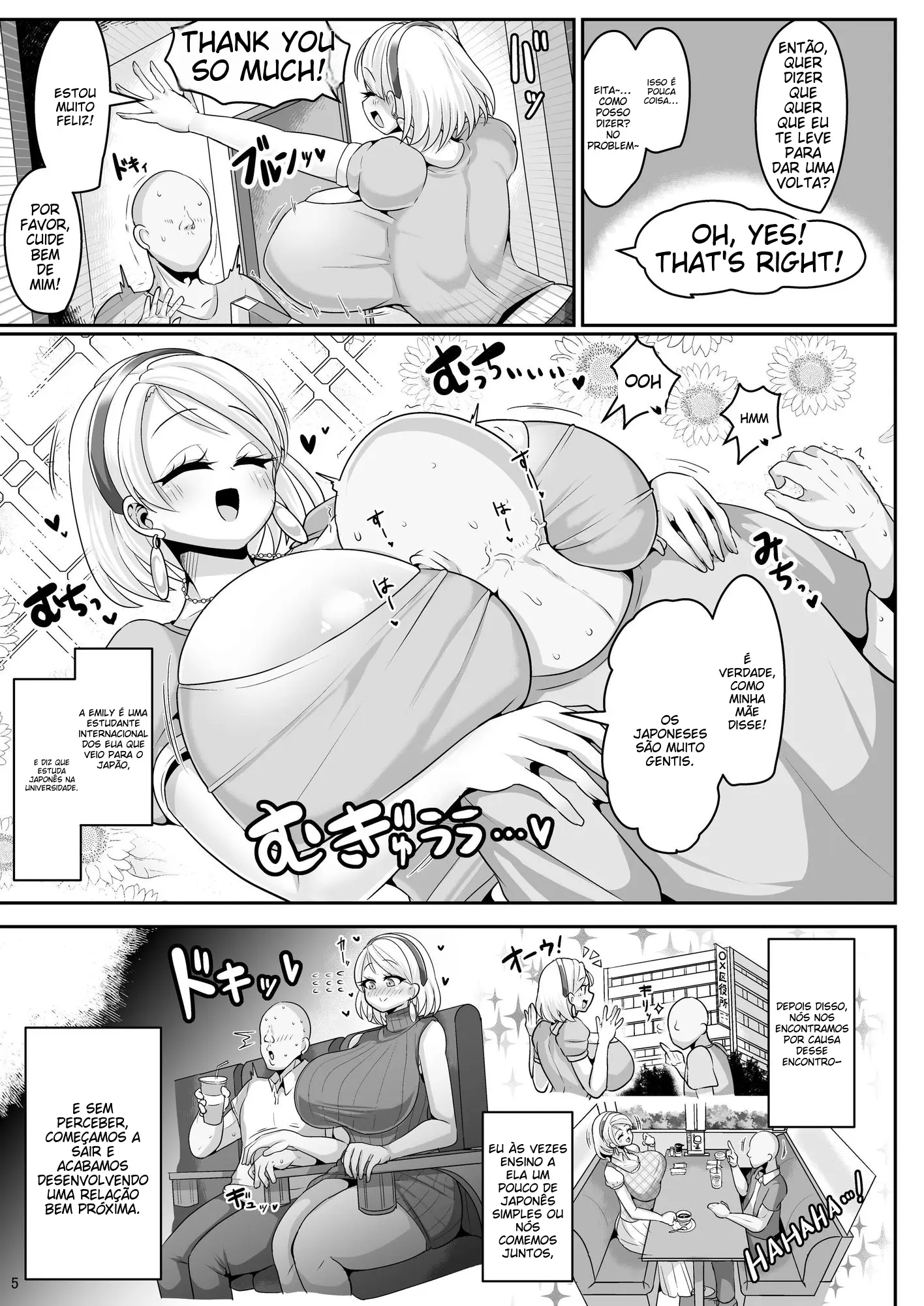 H Daisuki Kinpatsu Hakujin Bakunyuu Ryuugakusei ga Tonari no Heya ni Hikkoshite Kita!! - Foto 6