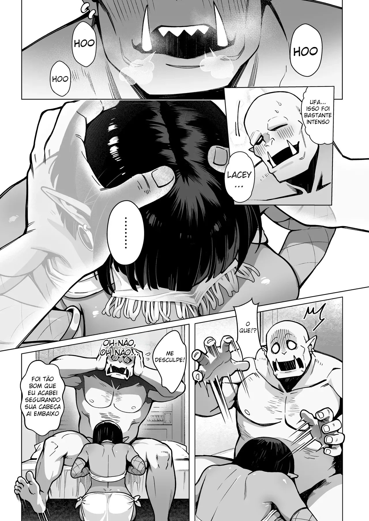 Yosei Shoukan 3-goushitsu Lacy ~Kasshoku Hada Elf o Shimei Shita Dotei Orc~ 1 - Foto 13