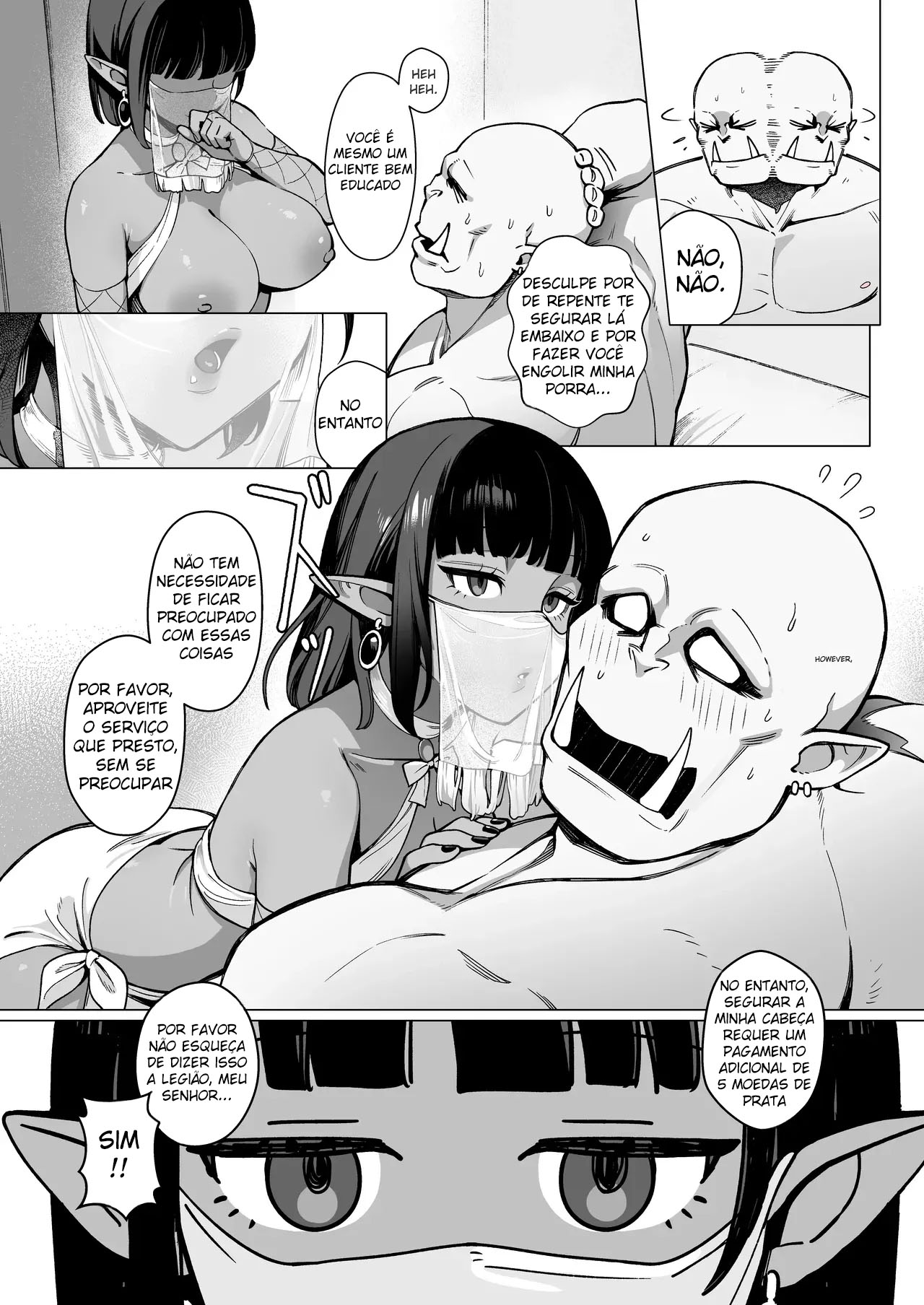 Yosei Shoukan 3-goushitsu Lacy ~Kasshoku Hada Elf o Shimei Shita Dotei Orc~ 1 - Foto 15