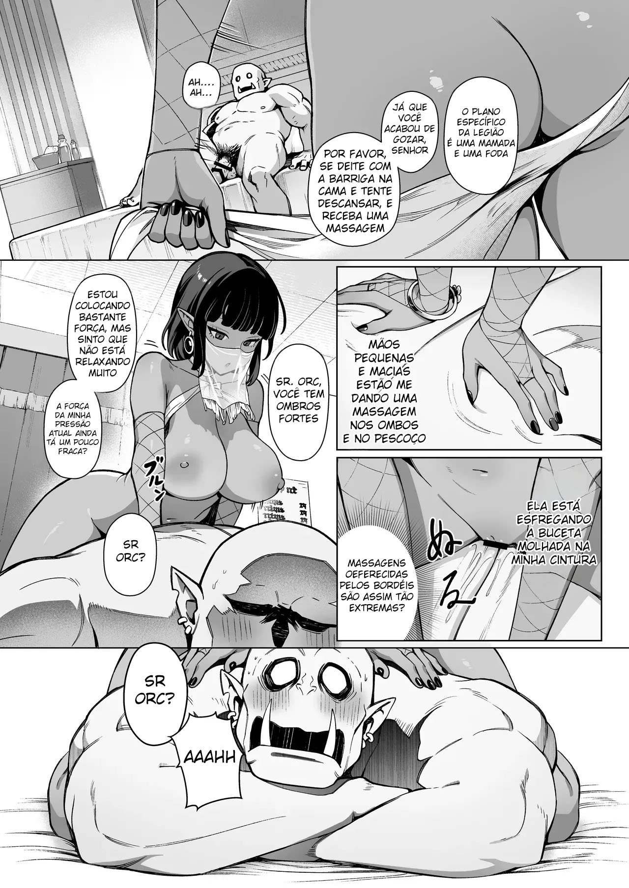 Yosei Shoukan 3-goushitsu Lacy ~Kasshoku Hada Elf o Shimei Shita Dotei Orc~ 1 - Foto 16
