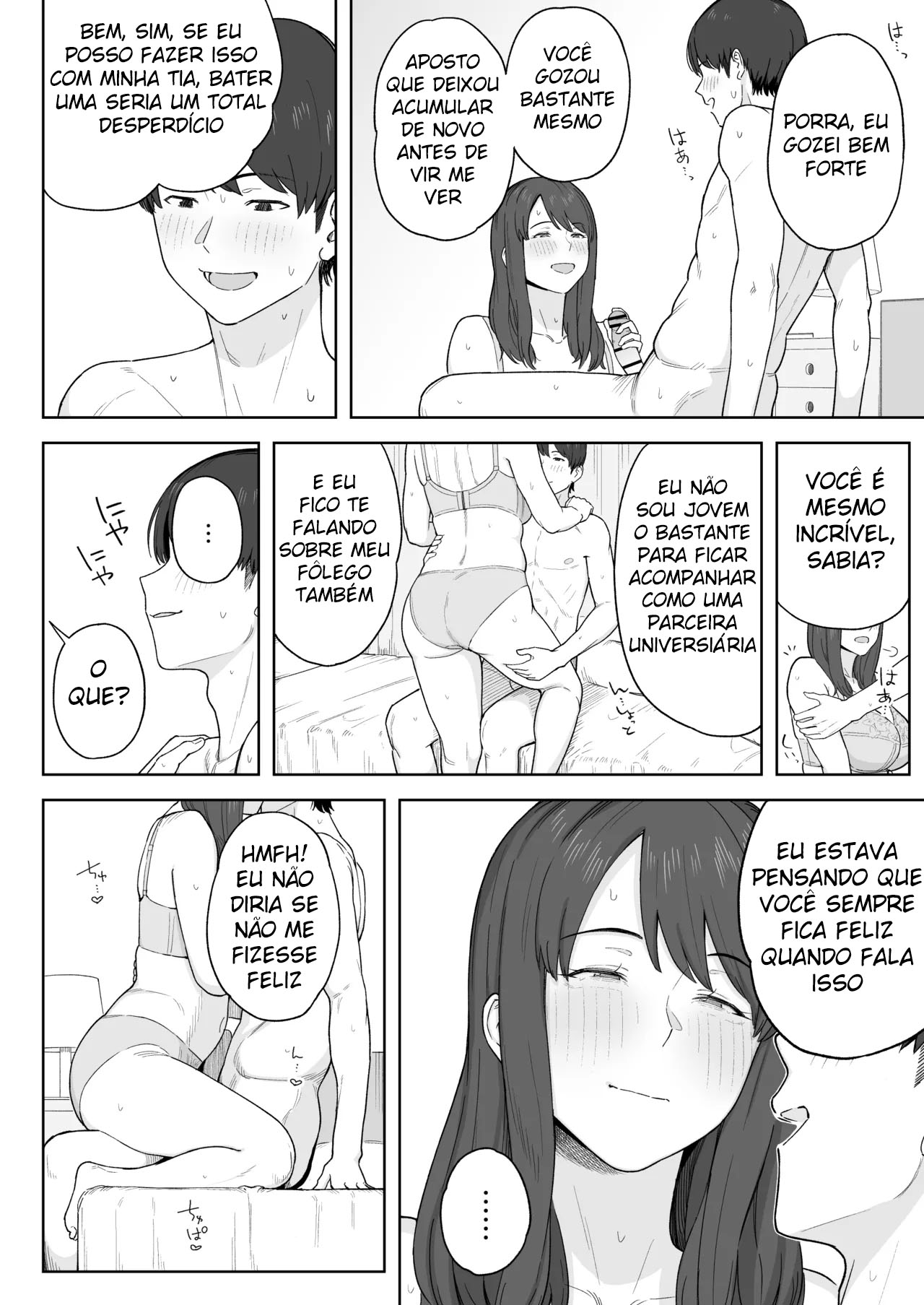 Yuuhan no Ato wa Oba-chan to | Spending Time With My Aunt After Dinner - Foto 17