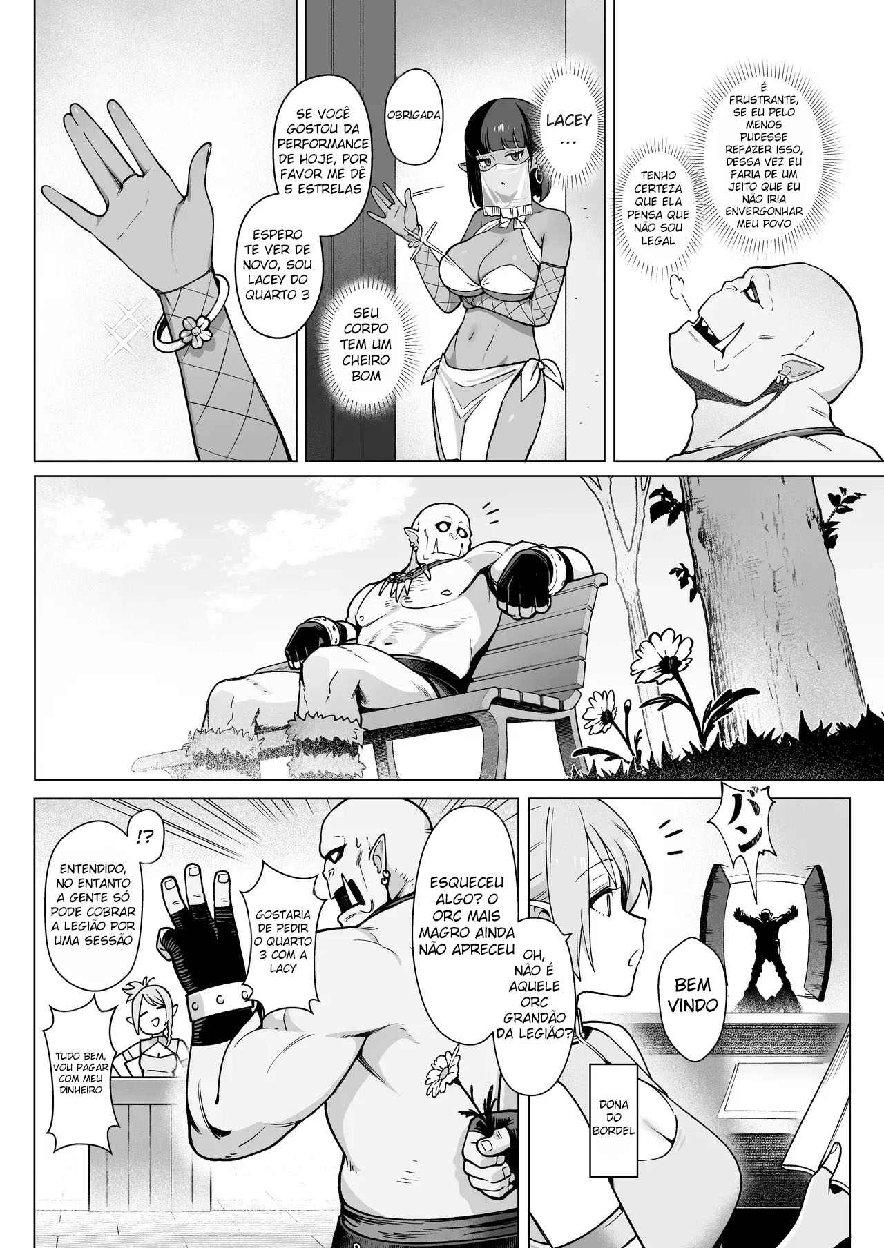 Yosei Shoukan 3-goushitsu Lacy ~Kasshoku Hada Elf o Shimei Shita Dotei Orc~ 1 - Foto 25