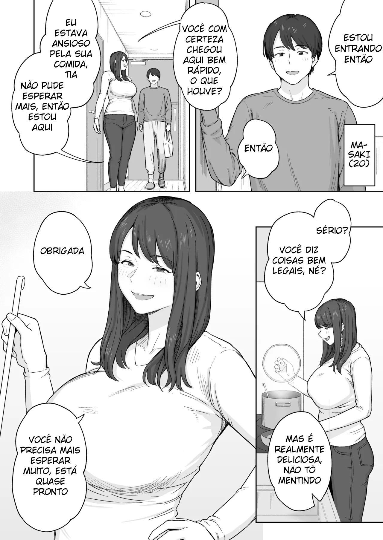 Yuuhan no Ato wa Oba-chan to | Spending Time With My Aunt After Dinner - Foto 3