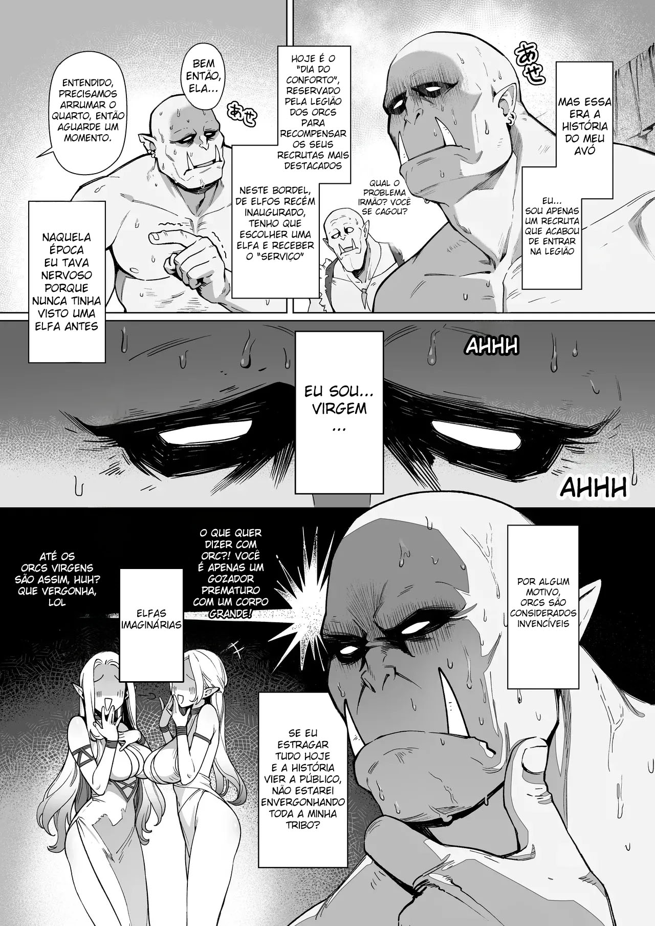 Yosei Shoukan 3-goushitsu Lacy ~Kasshoku Hada Elf o Shimei Shita Dotei Orc~ 1 - Foto 3