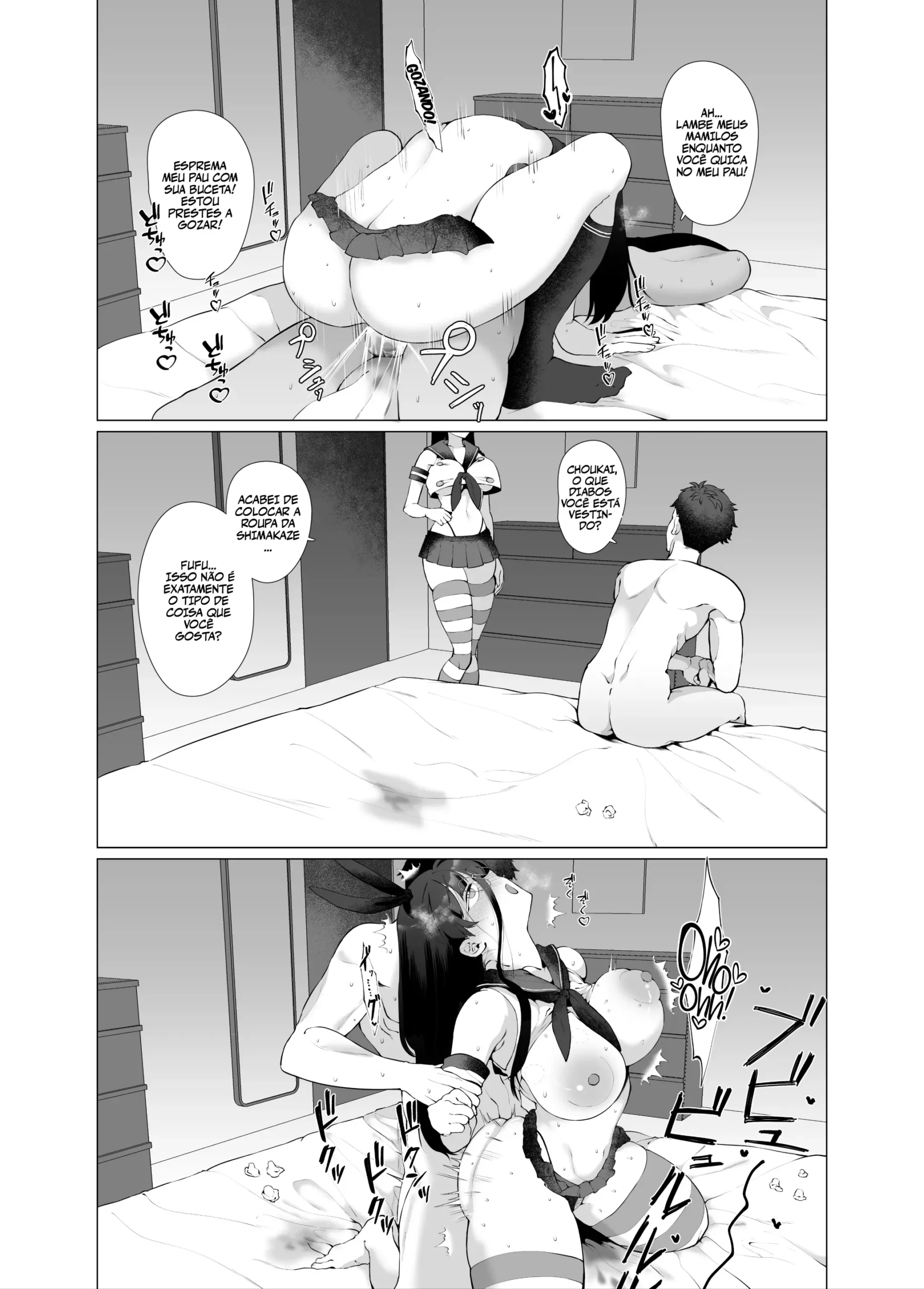 Watashi ga Kowareta Hi ~Chokai ga Teitoku to Ninshin suru made Kakurete Kossori Uwaki Koubi Shimakuru Hanashi~ - Foto 38