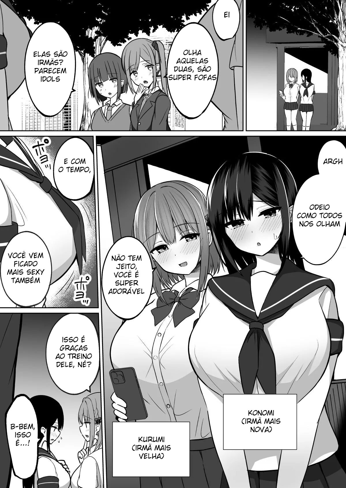 Kyonyuu Mesu Onaho no Shitsukekata ~ Binkan Taishitsu no Dosukebe Kyonyuu Shimai to Iki Gaman Training - Foto 4