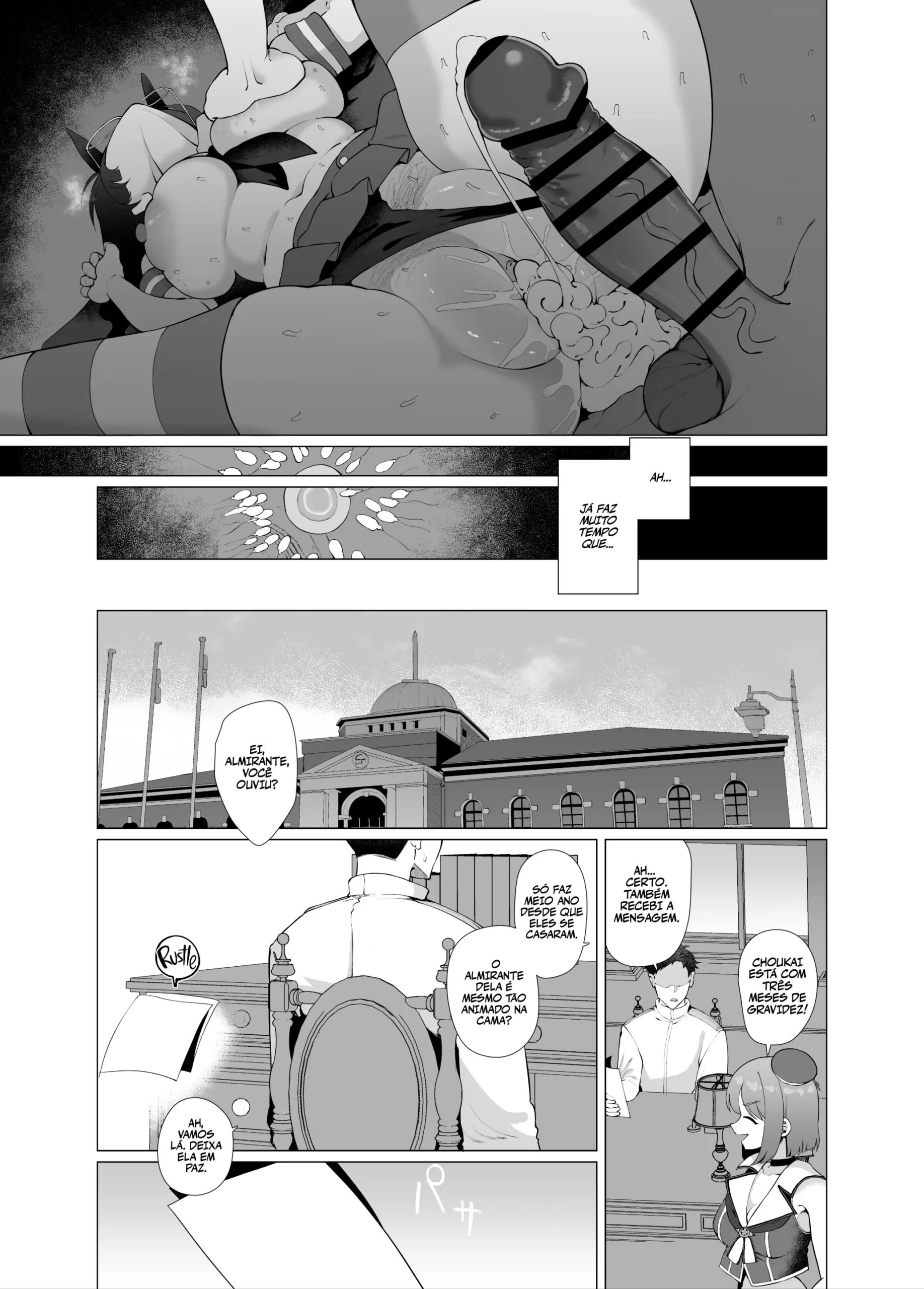 Watashi ga Kowareta Hi ~Chokai ga Teitoku to Ninshin suru made Kakurete Kossori Uwaki Koubi Shimakuru Hanashi~ - Foto 44
