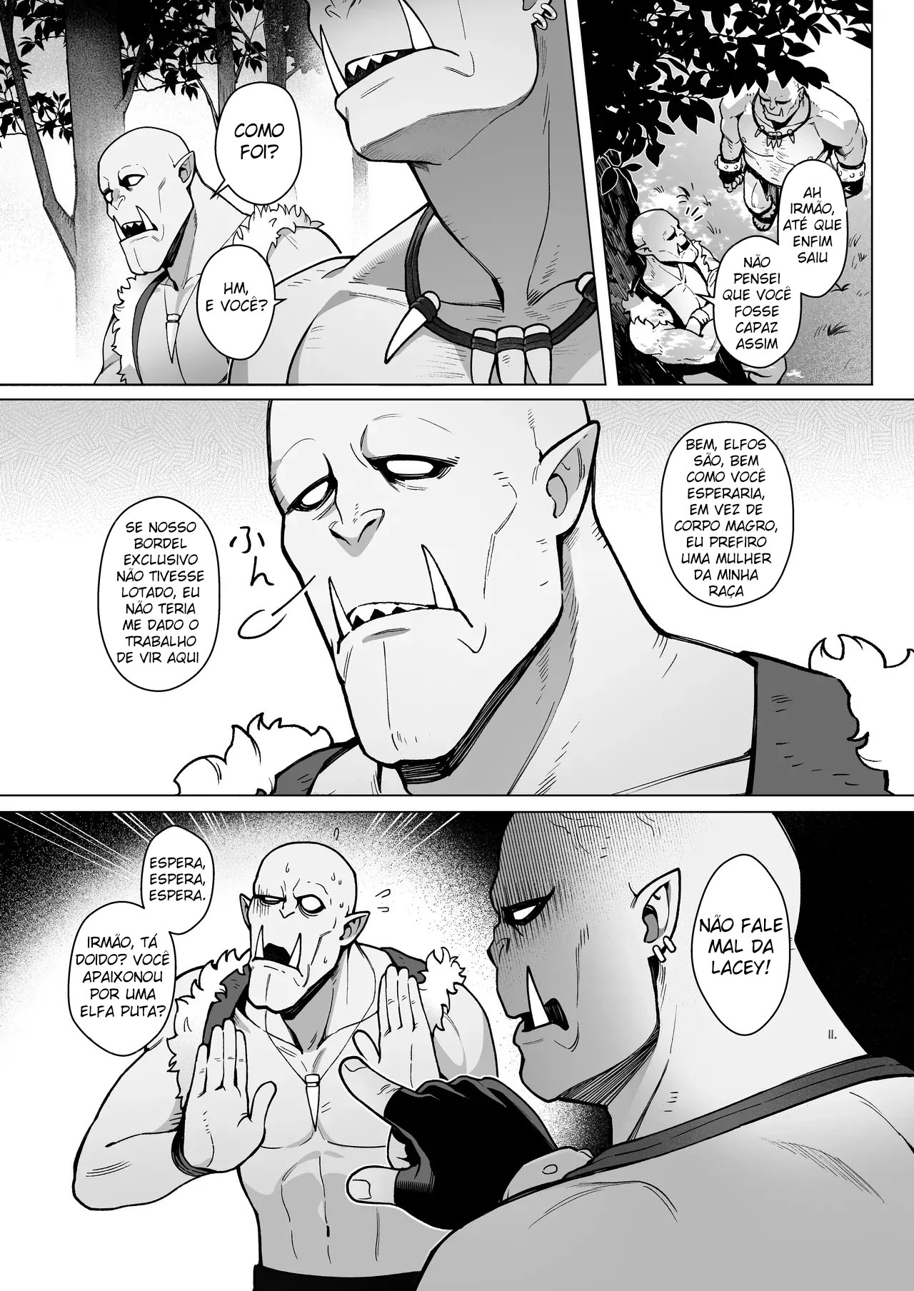 Yosei Shoukan 3-goushitsu Lacy ~Kasshoku Hada Elf o Shimei Shita Dotei Orc~ 1 - Foto 45