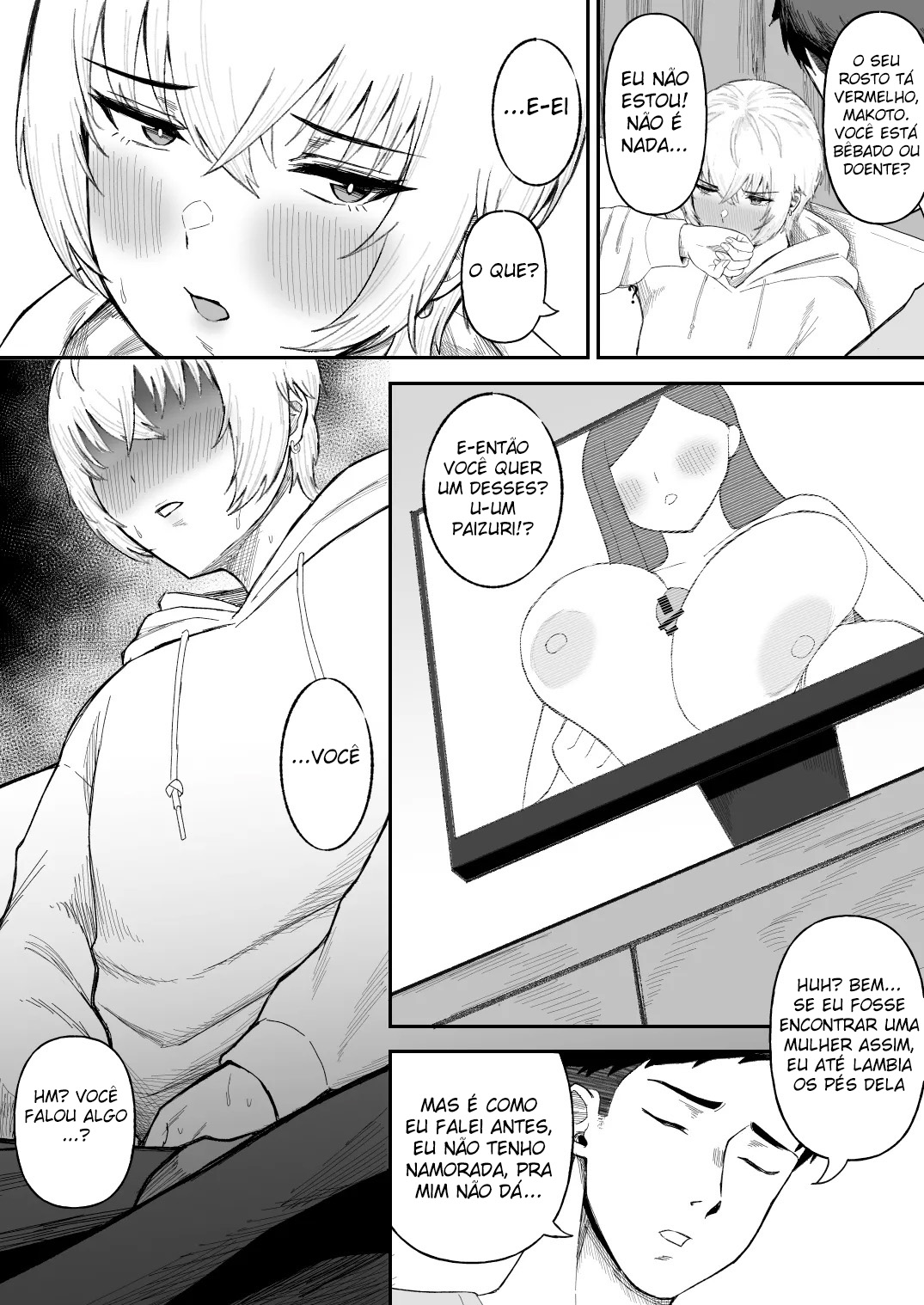 Shinyuu no Ikemen Danshi ga Jitsu wa Bakunyuu Joshi da to Hanmei shita Baai - Foto 5
