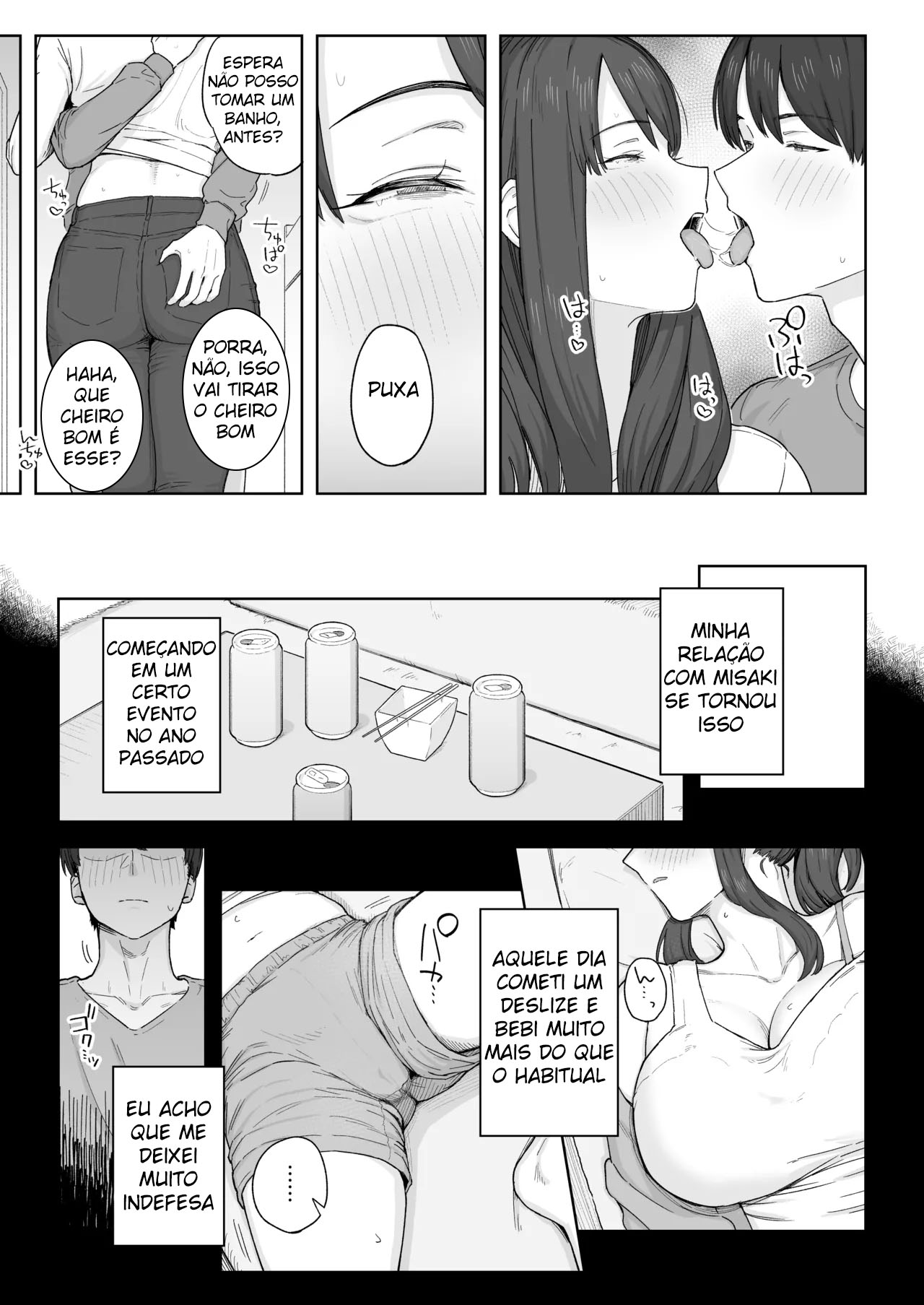 Yuuhan no Ato wa Oba-chan to | Spending Time With My Aunt After Dinner - Foto 8