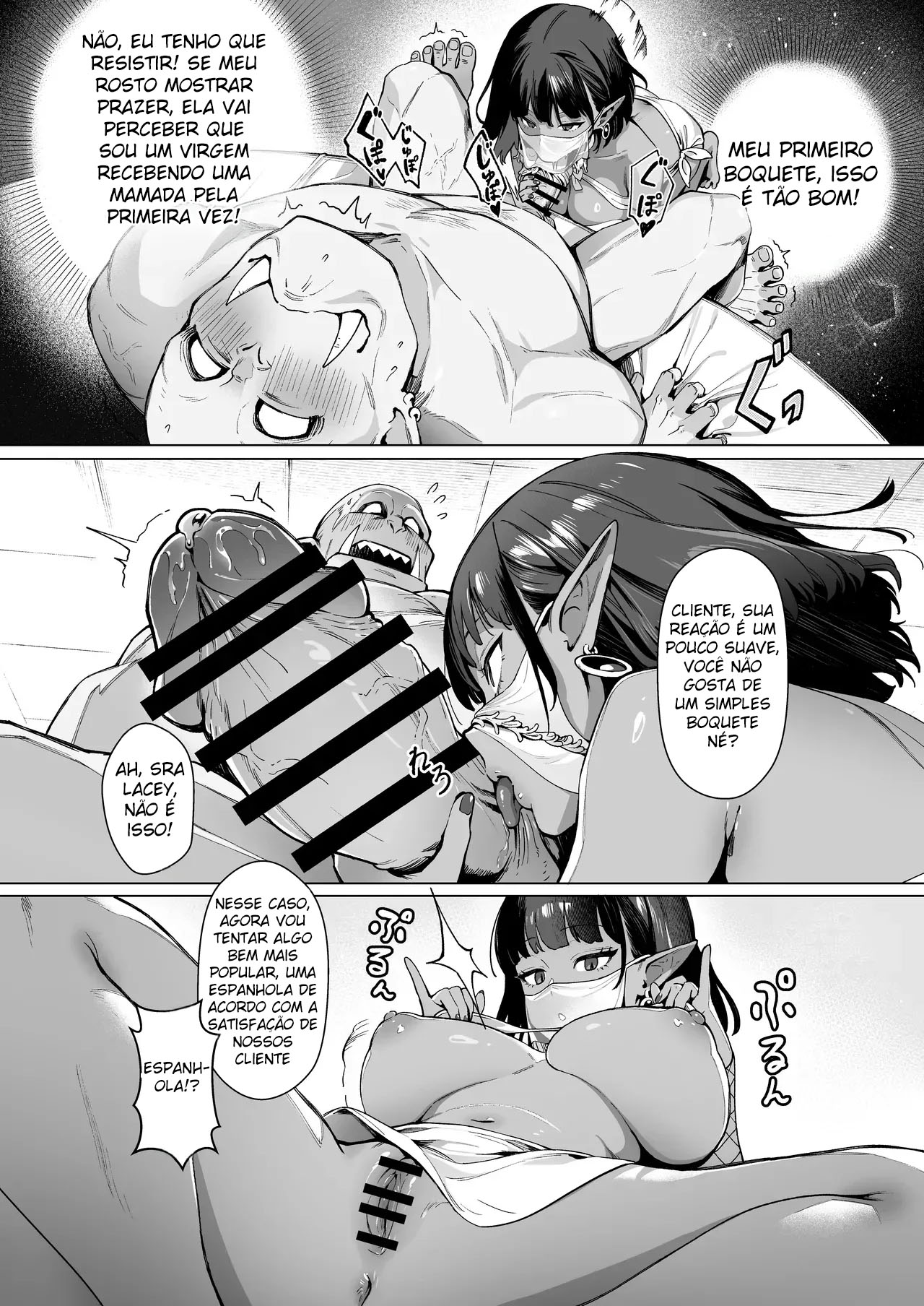Yosei Shoukan 3-goushitsu Lacy ~Kasshoku Hada Elf o Shimei Shita Dotei Orc~ 1 - Foto 9