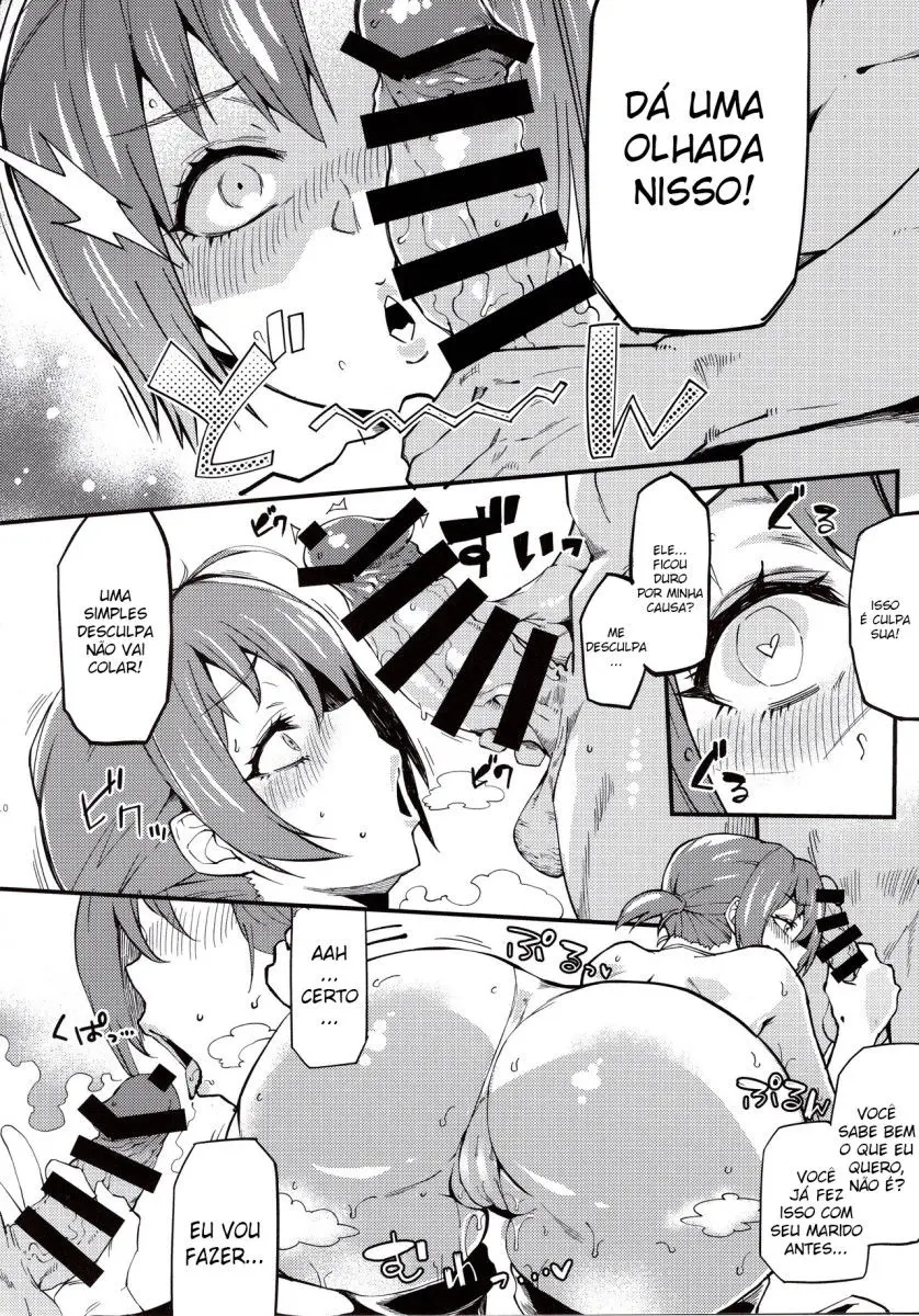 Hitozuma Servant Hamidashi mizugi AV Debut - Foto 9