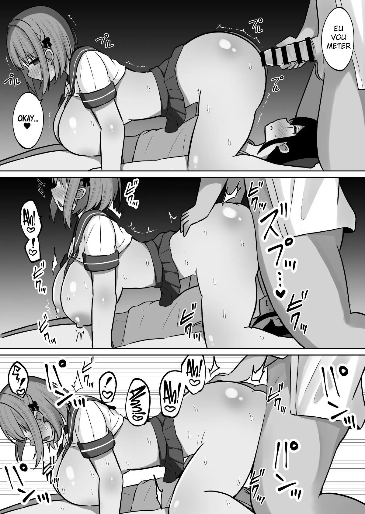 Kyonyuu Mesu Onaho no Shitsukekata ~ Majime ni Miete Sukebe na Kanojo no Imouto - Foto 14
