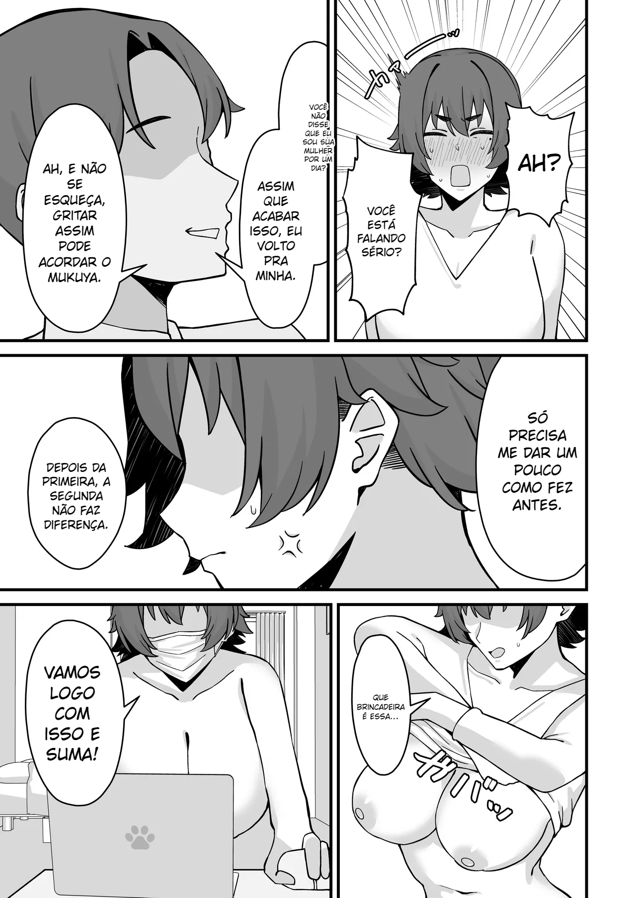 Hitozuma Ero Haishinsha-san Otto no Joshi ni Mibareshite Kyosei Kokai SEX Kami Hoso - Foto 16