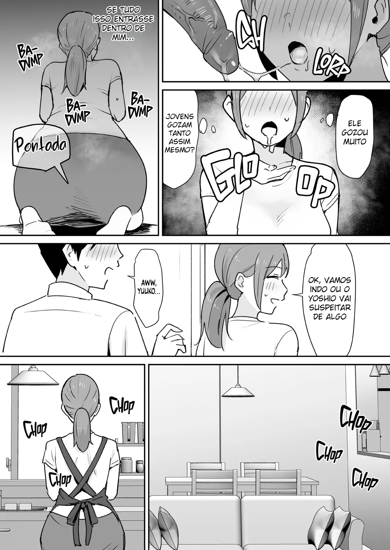 Yuujin no Haha wa Dekachin ni Yowai - Foto 16