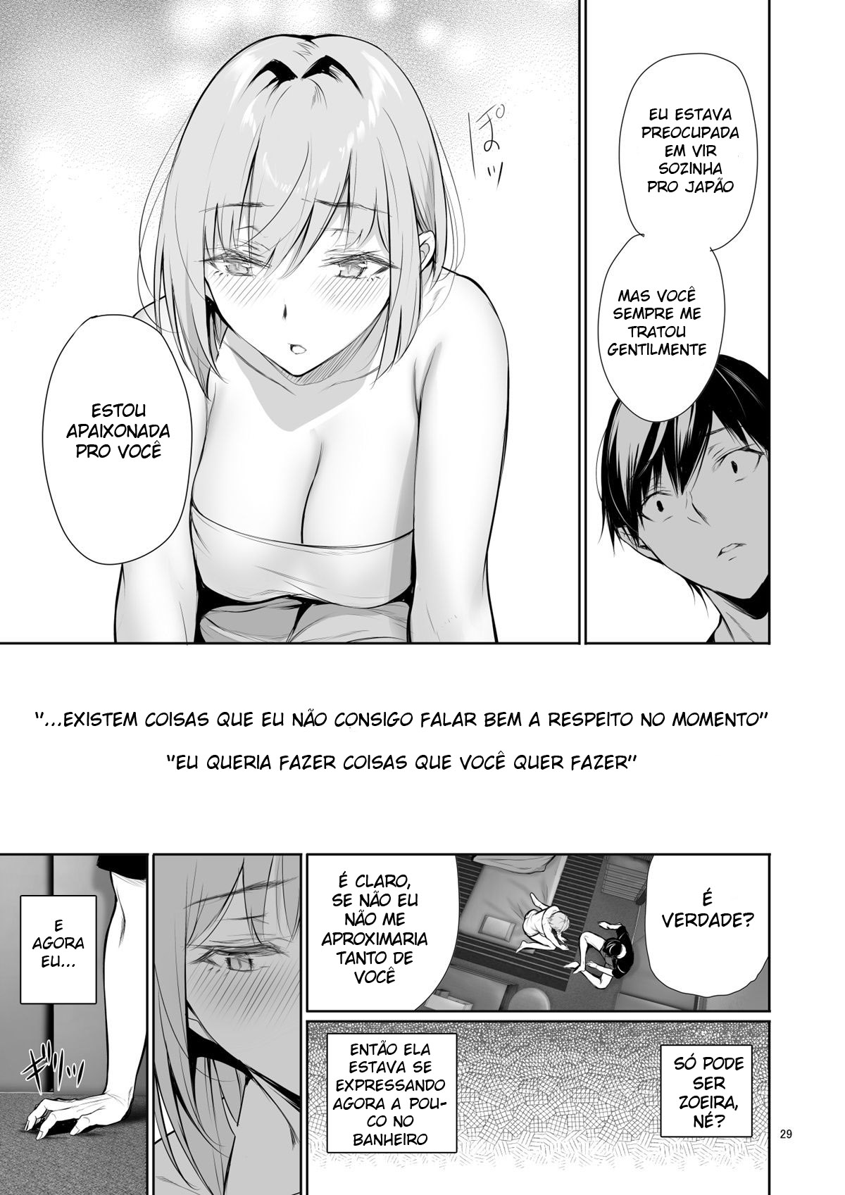 Homestay-chu no Doitsu Musume ga Issho ni Furo ni Haitte Kuru Wake - Foto 29