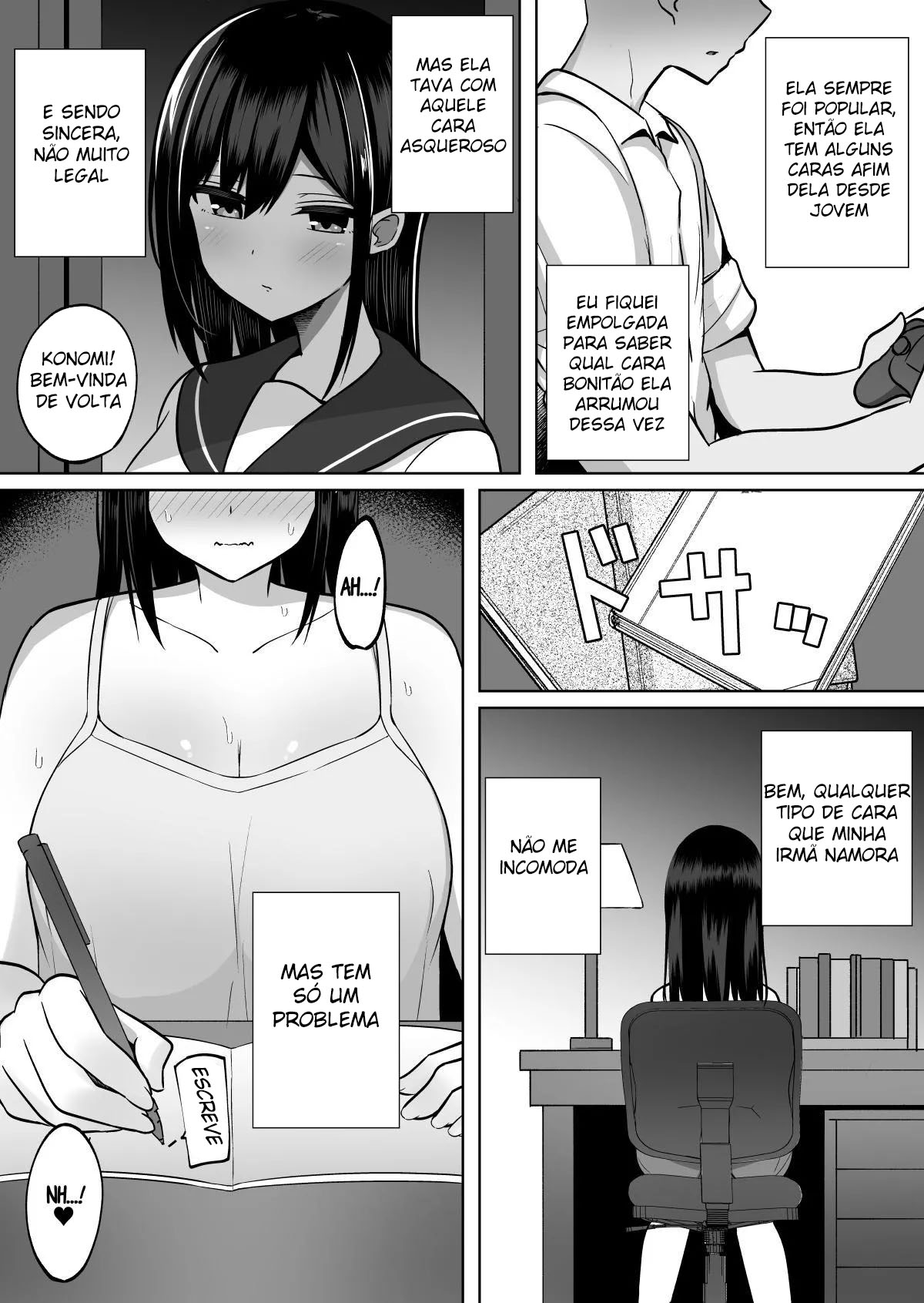 Kyonyuu Mesu Onaho no Shitsukekata ~ Majime ni Miete Sukebe na Kanojo no Imouto - Foto 3